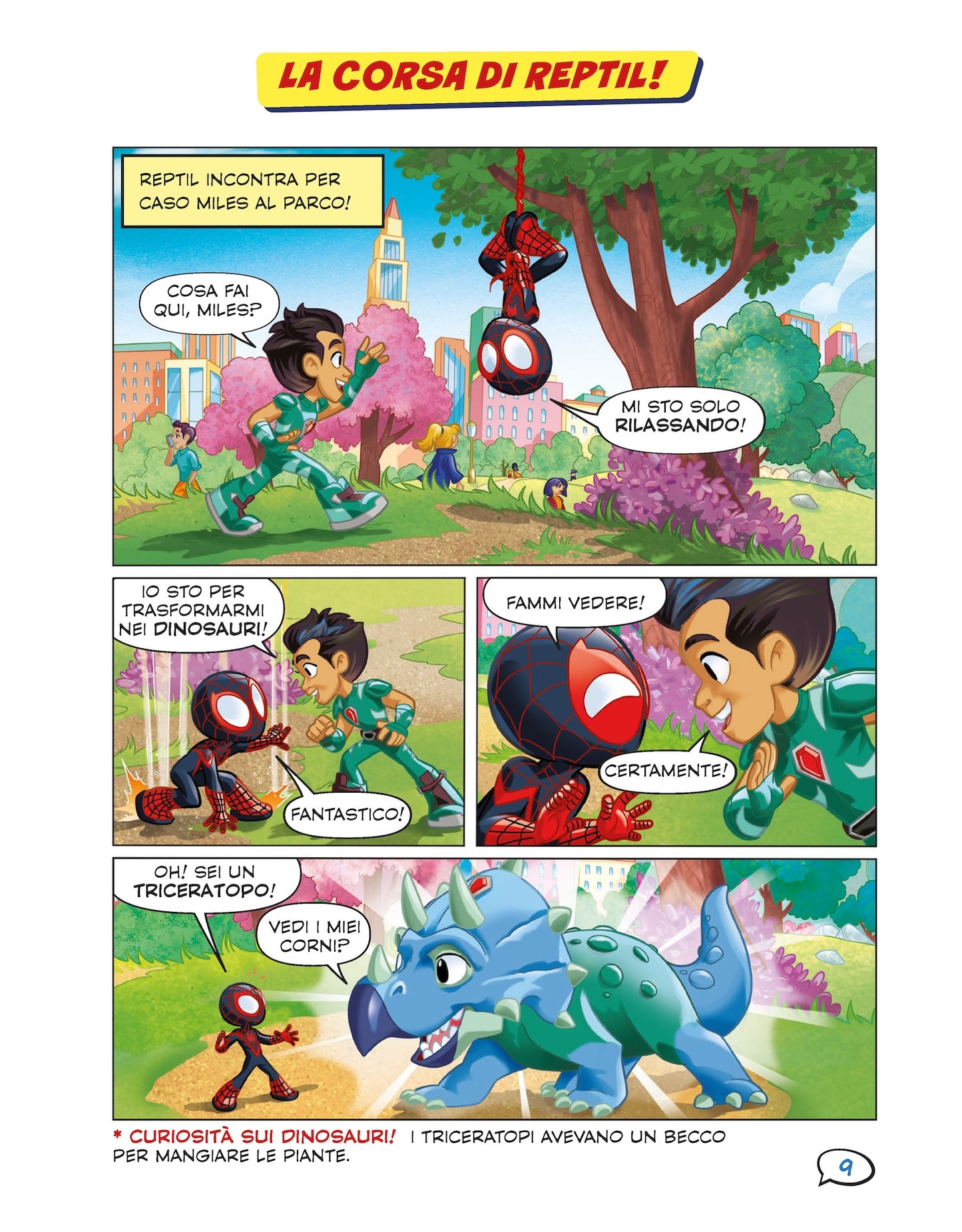 Spidey Prime letture a fumetti. Team Spidey in azione!