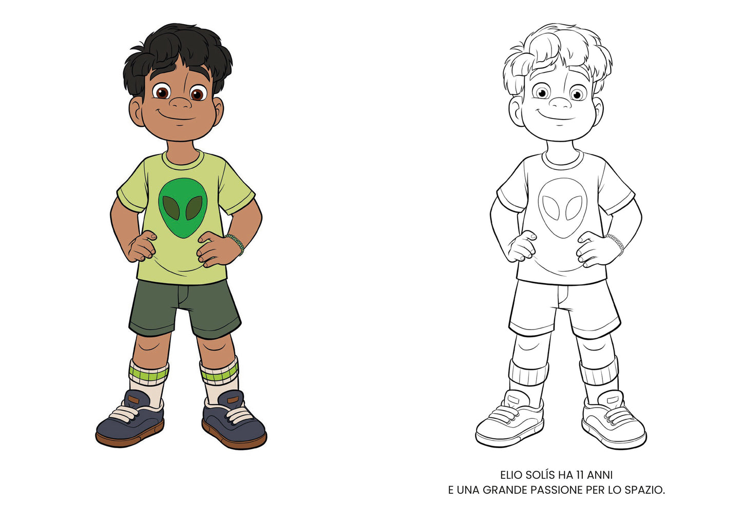 Elio Primo album da colorare. Avventura fra le stelle