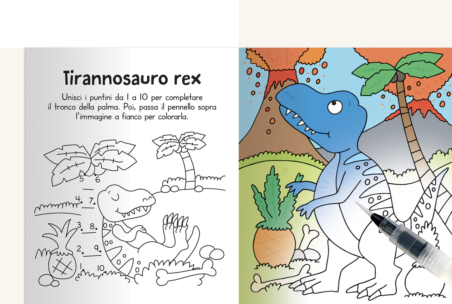 Magico Colore - Dinosauri. Basta aggiungere un po' d'acqua!