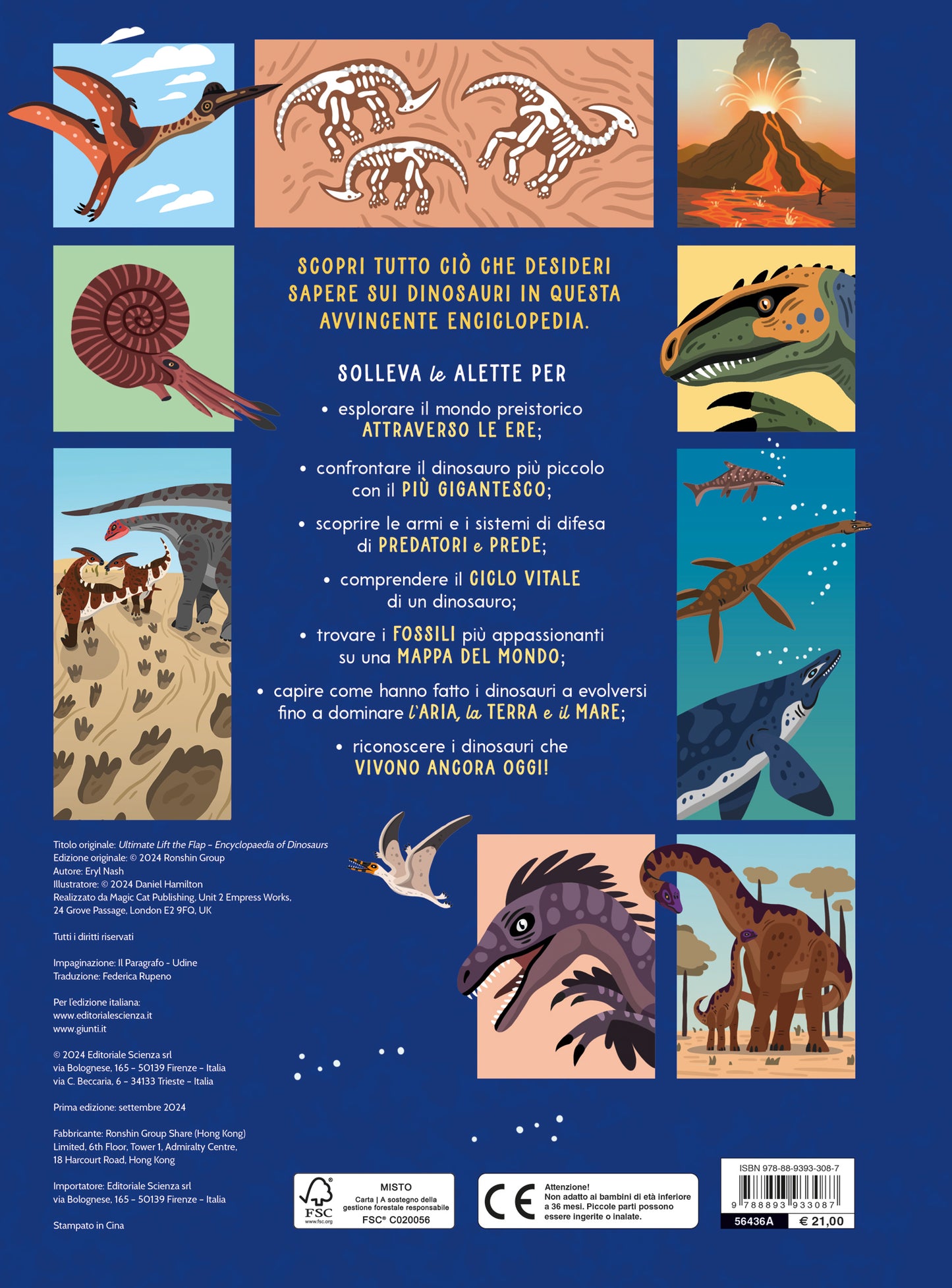 Scopri il mondo dei dinosauri. Alza e scopri – Con 200 alette