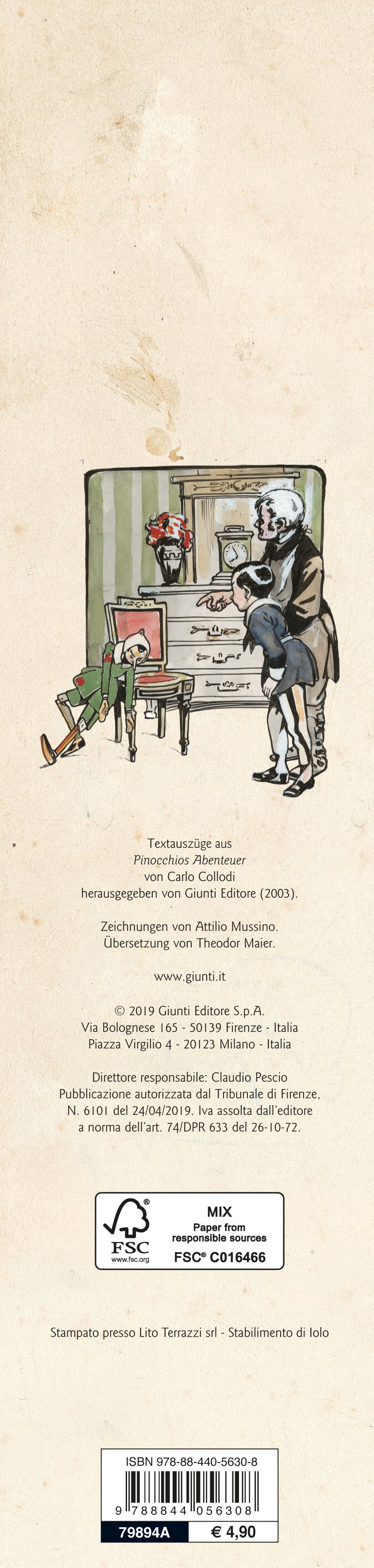 Pinocchio Kalender 2020