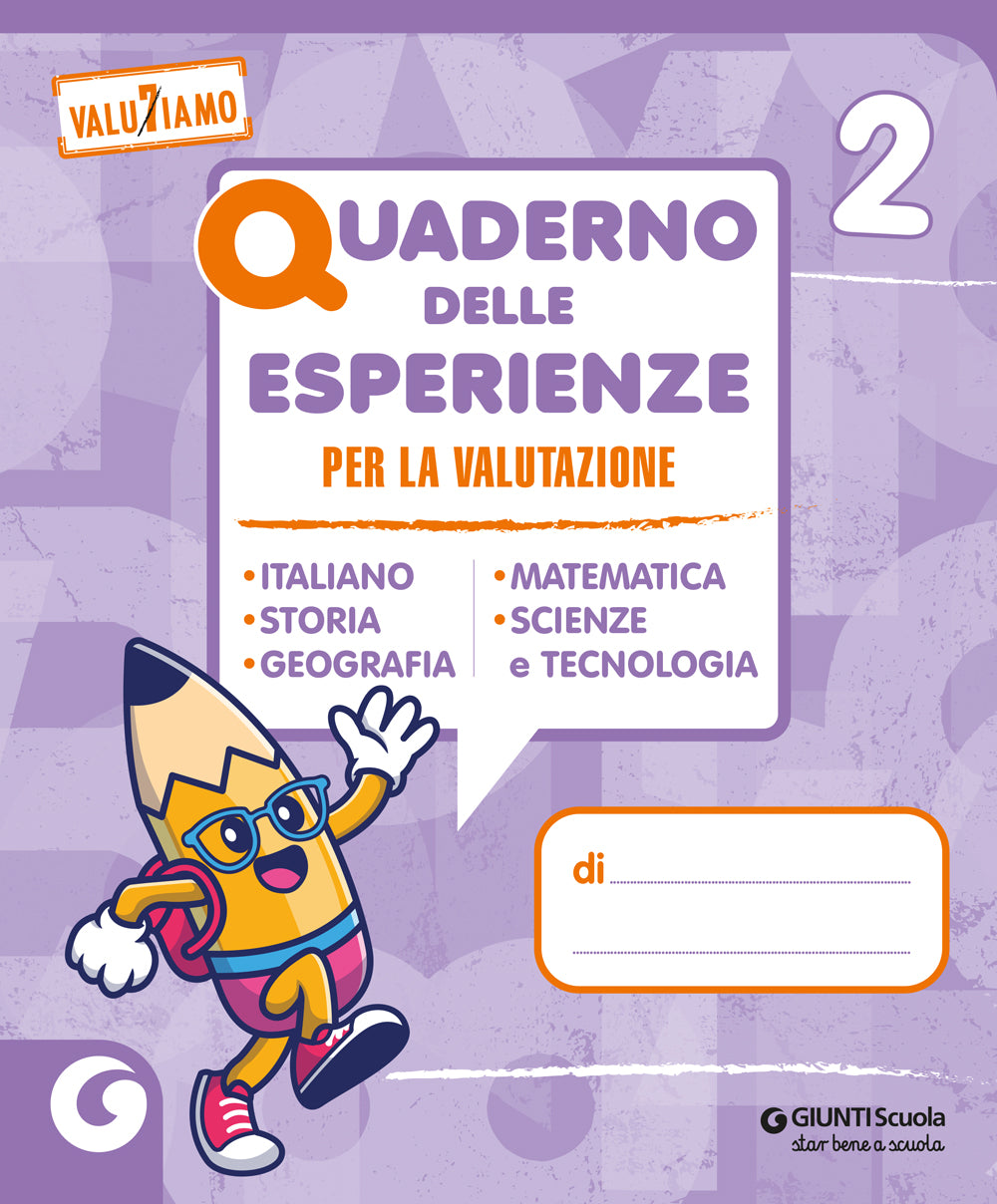 Quaderno delle esperienze per la valutazione classe 2