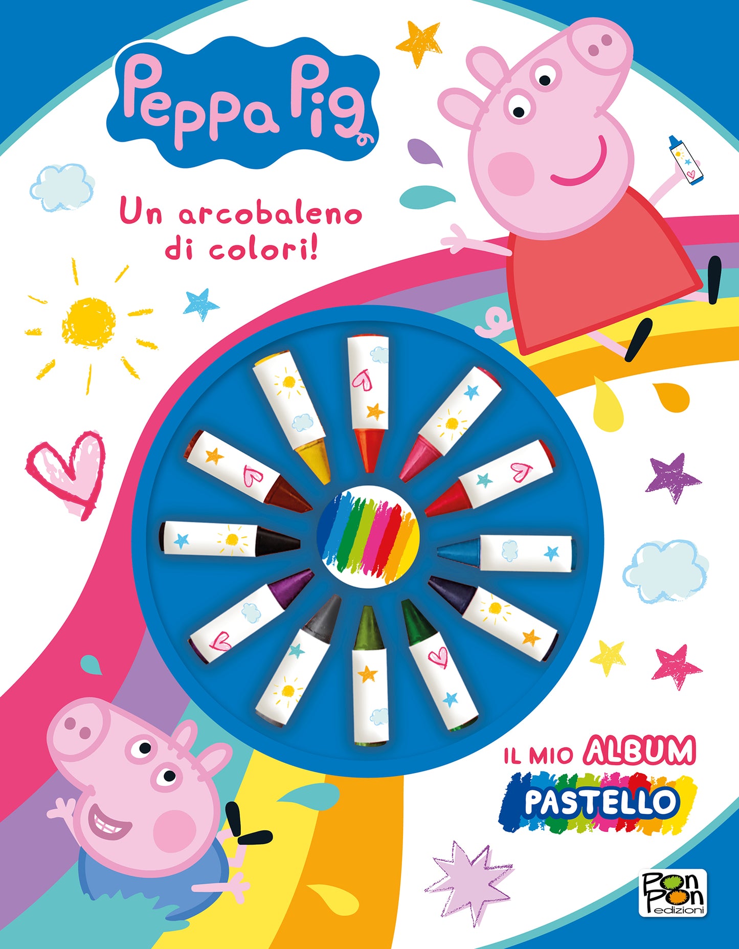 Peppa Pig. Il mio album pastello. Un arcobaleno di colori!
