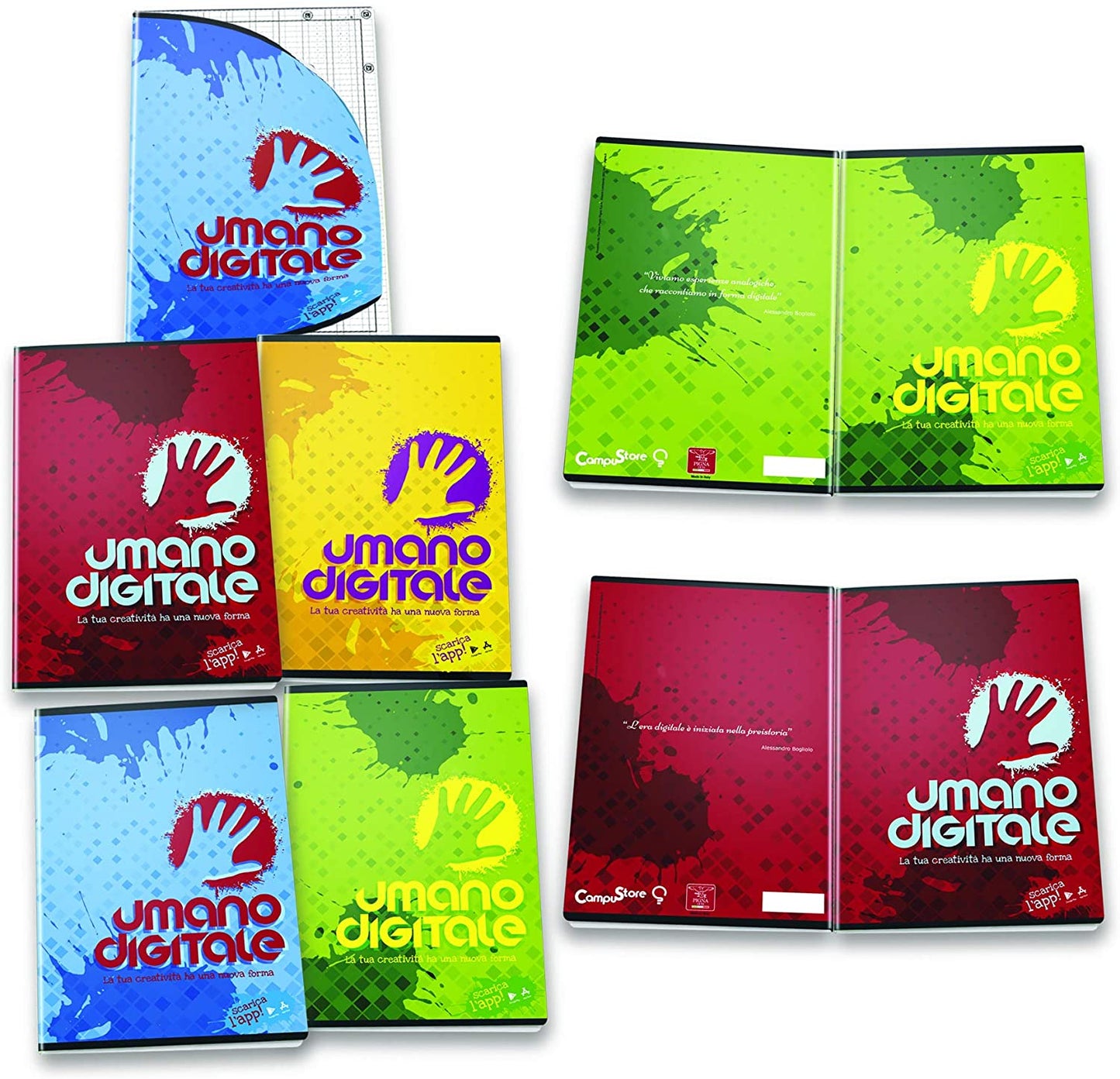 Confezione 10 pezzi quadernoni Pigna