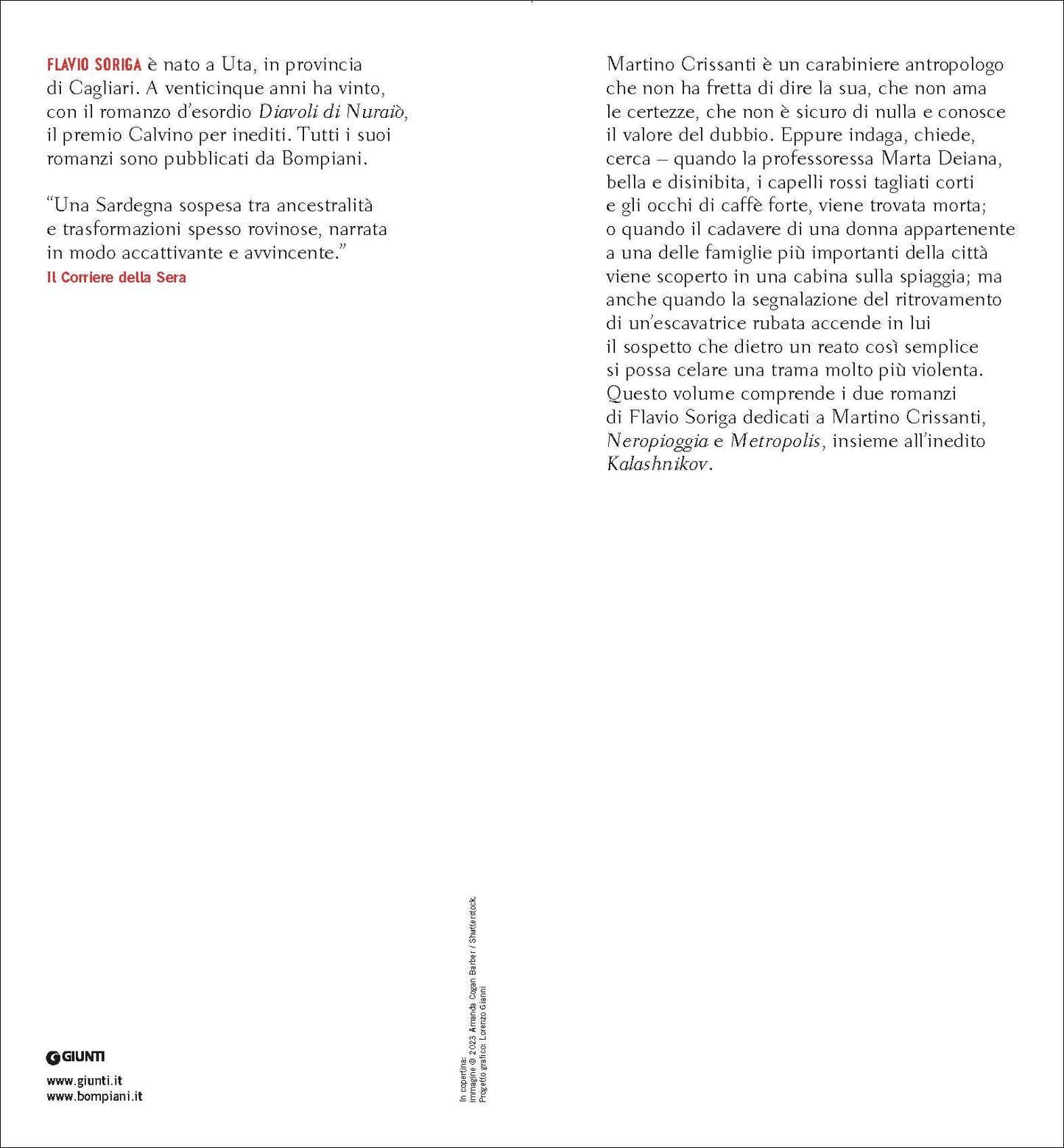 Sardinia noir. Tre casi per Martino Crissanti