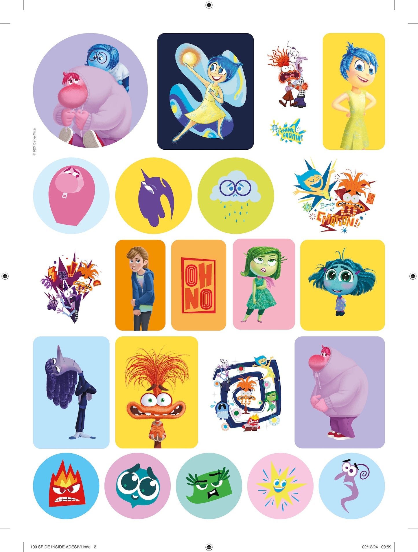 100 Pagine di giochi e attività Inside Out 2. Con tanti adesivi
