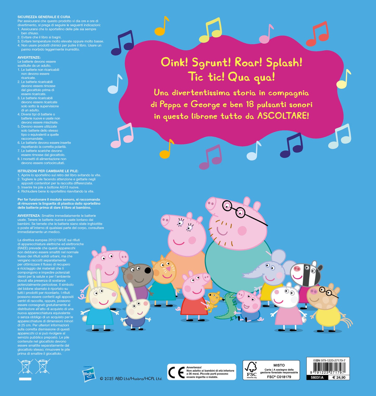 Il superlibro sonoro di Peppa. Con 18 fantastici suoni!