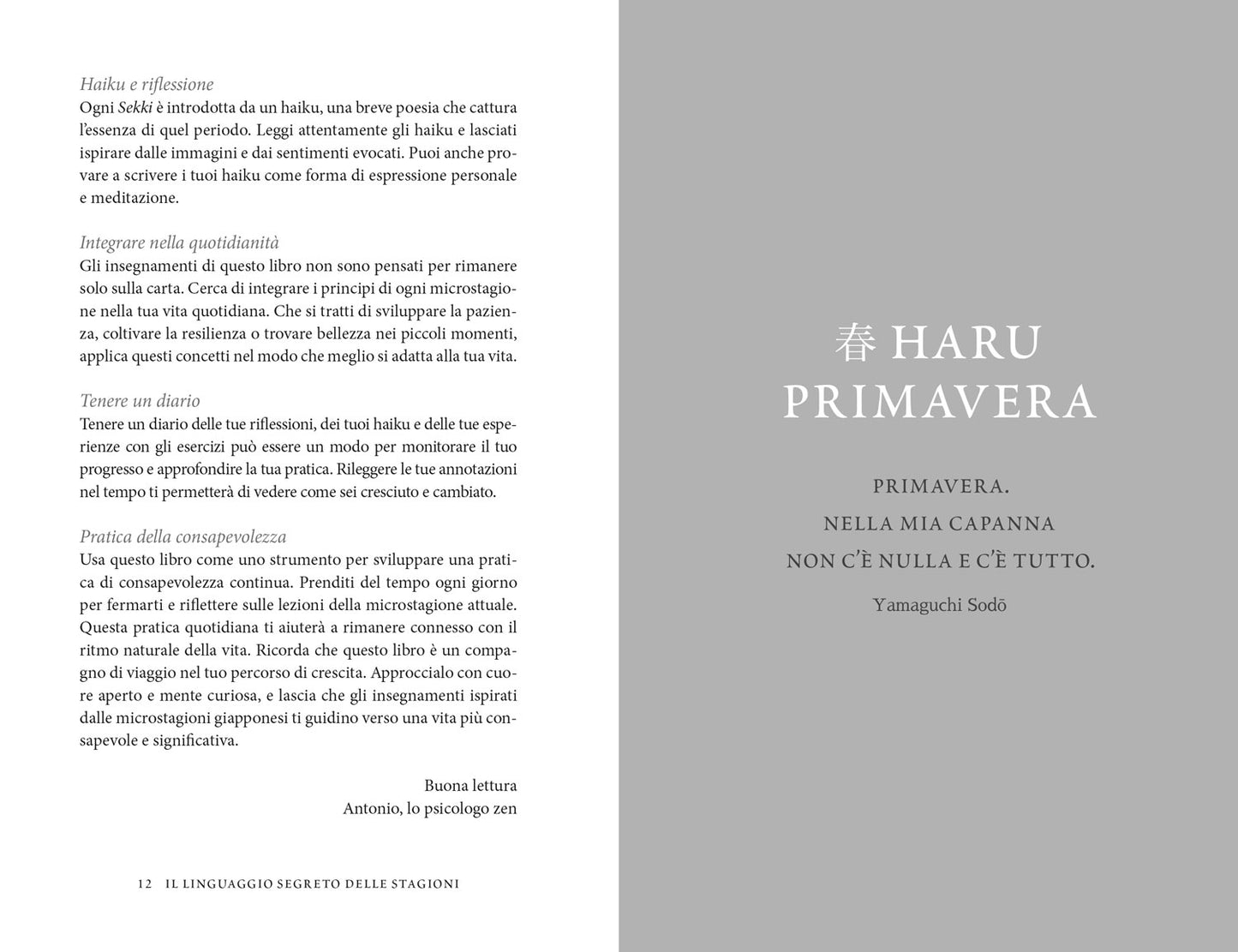 Il linguaggio segreto delle stagioni. Vivere al ritmo del Giappone