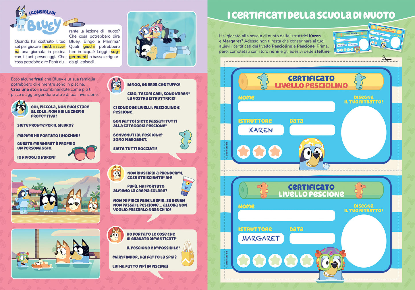 Crea con Bluey + Set da piscina