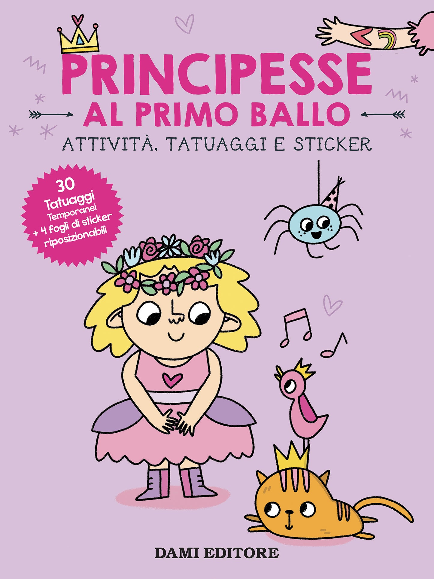 Principesse al primo ballo. Attività, Tatuaggi e Sticker