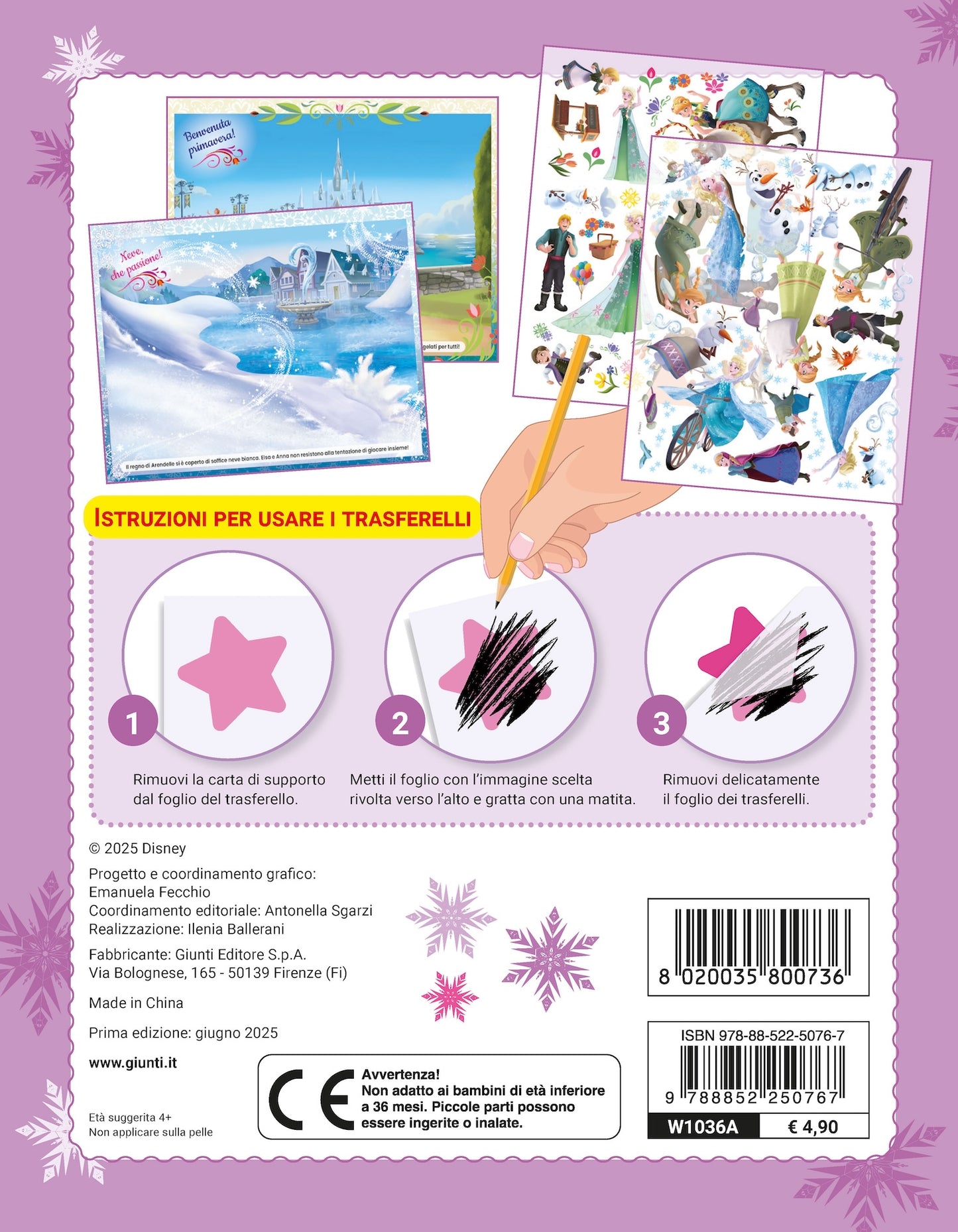 Mini Trasferelli Disney Frozen