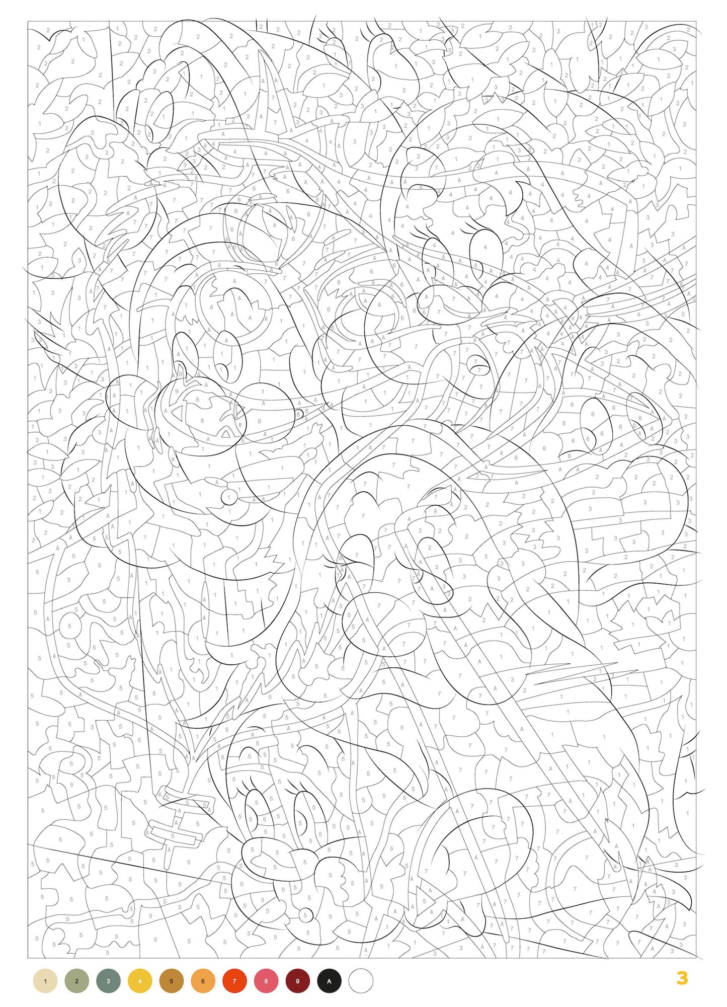 STITCH Ritratti Colori Misteriosi. Arteterapia Libro da colorare per adulti