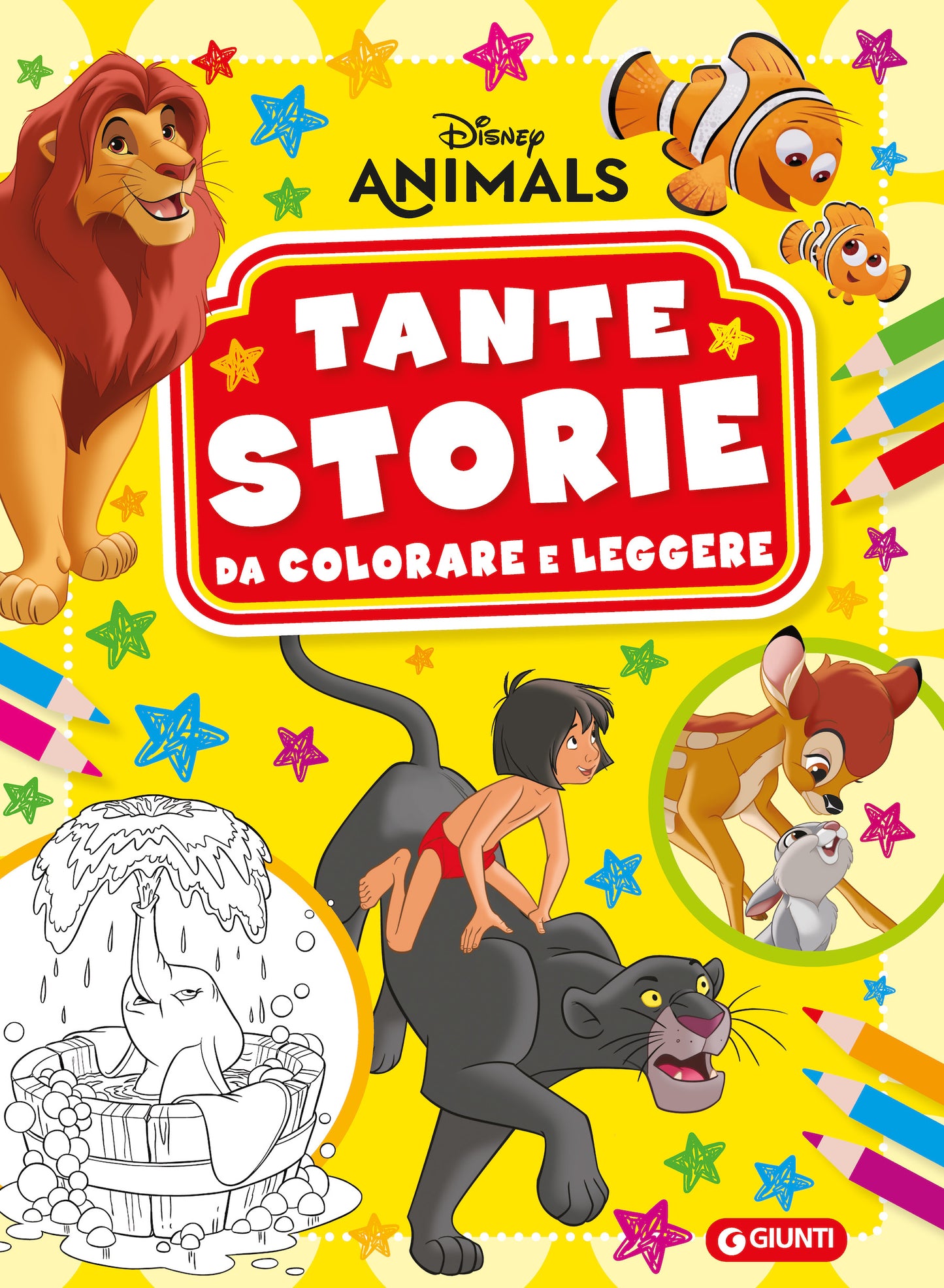 Animali Disney Tante storie da colorare e leggere