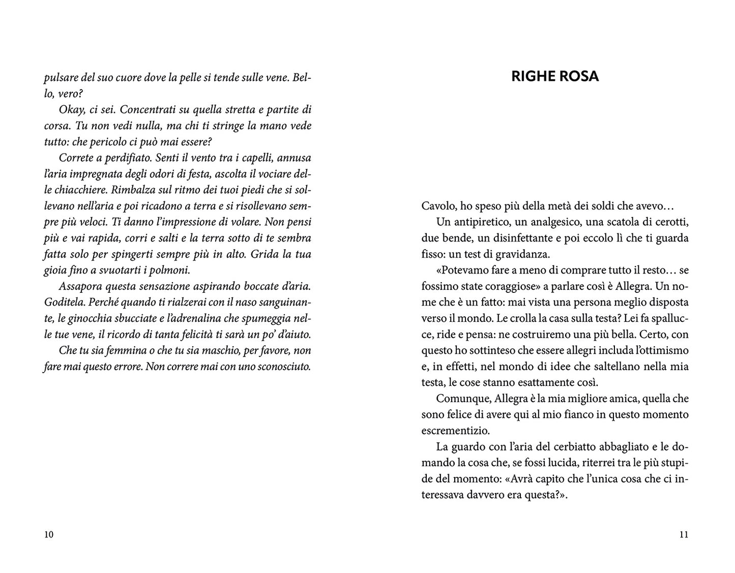 Una sottile linea rosa