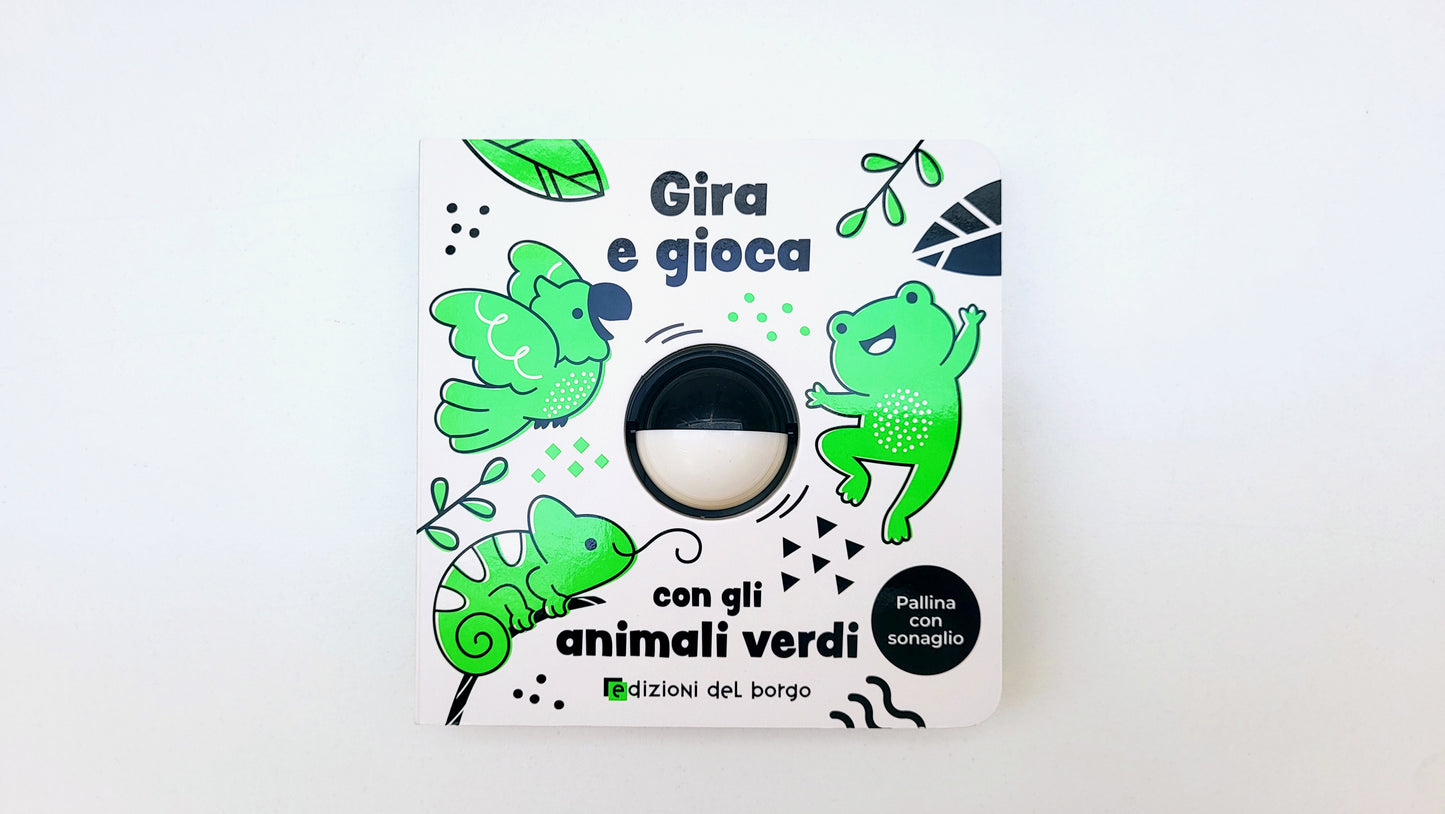 Gira e gioca con gli animali verdi