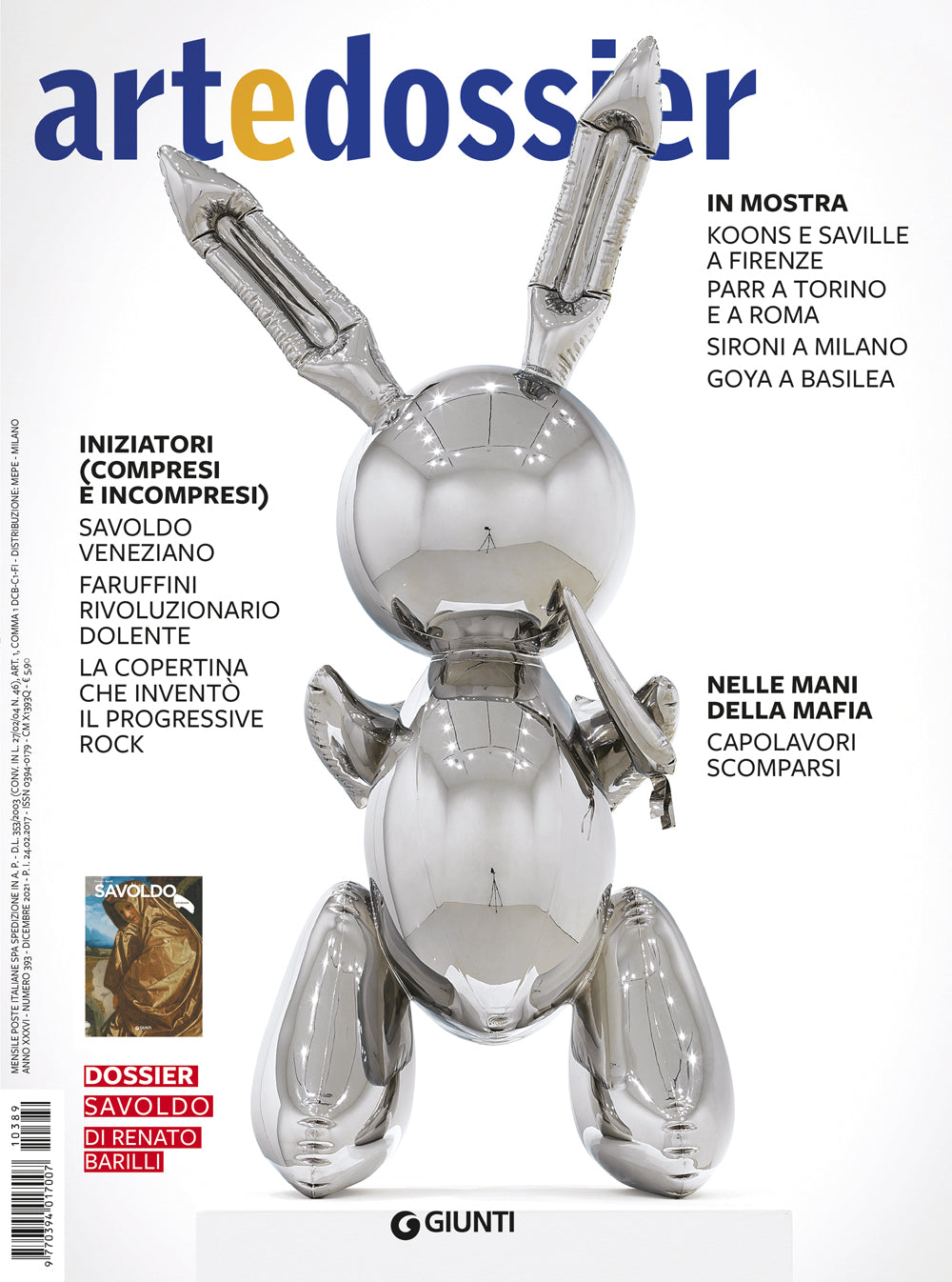 Art e Dossier 393 Dicembre 2021