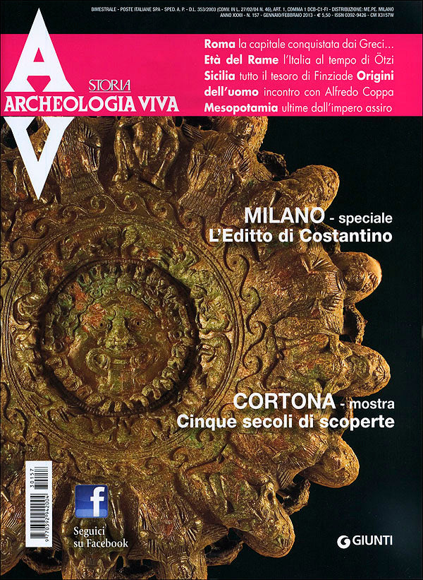 Archeologia Viva n. 157 - gennaio/febbraio 2013. Rivista bimestrale