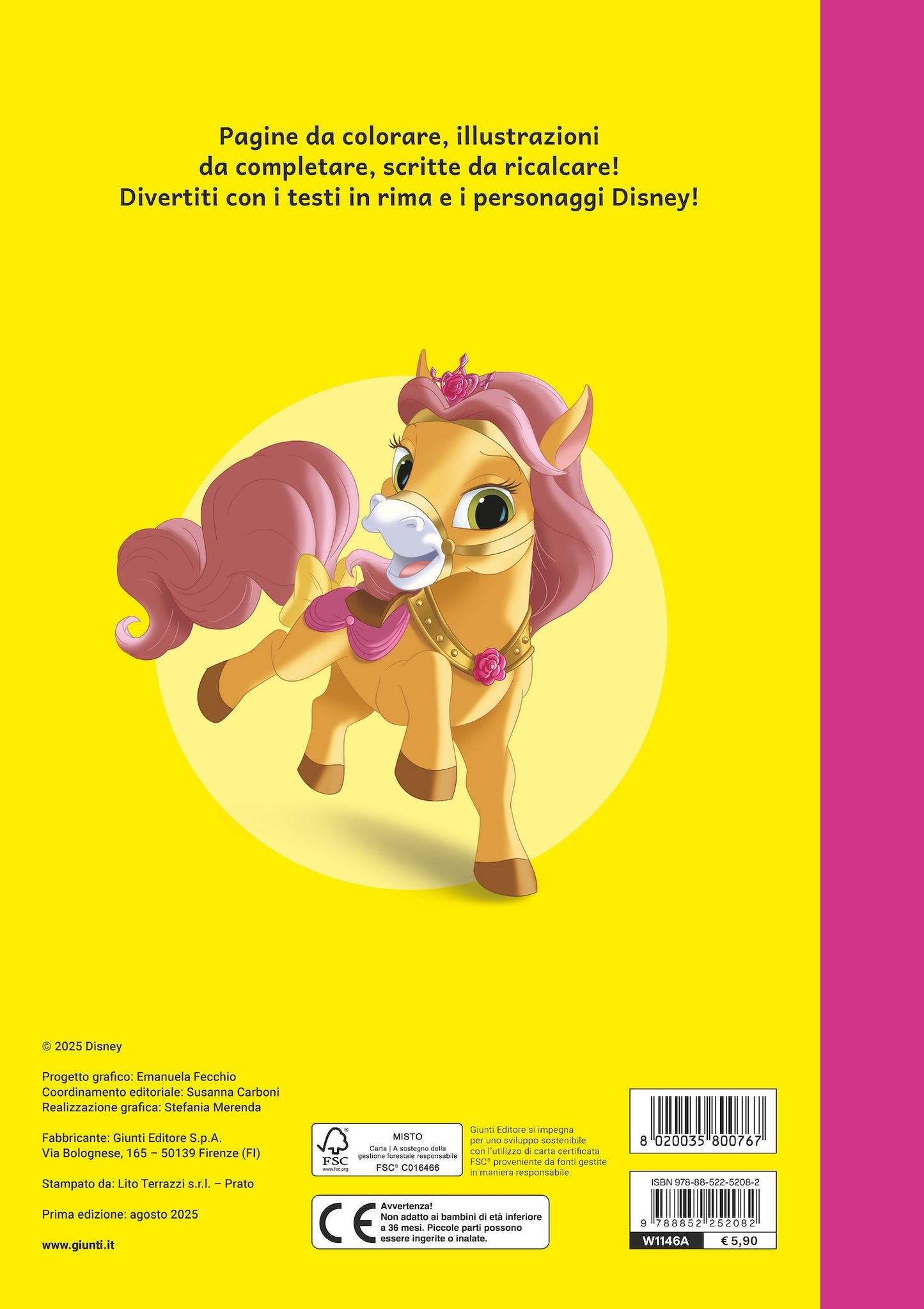 Cuccioli delle Principesse Disegna&colora - Disney Princess