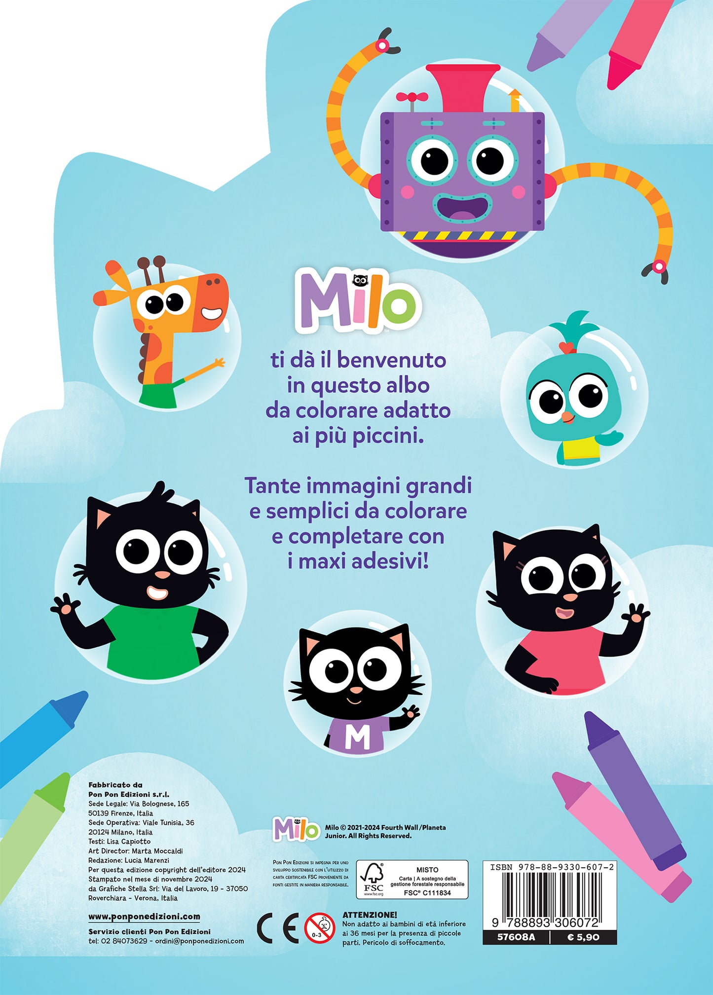 Milo. Il mio primo libro da colorare