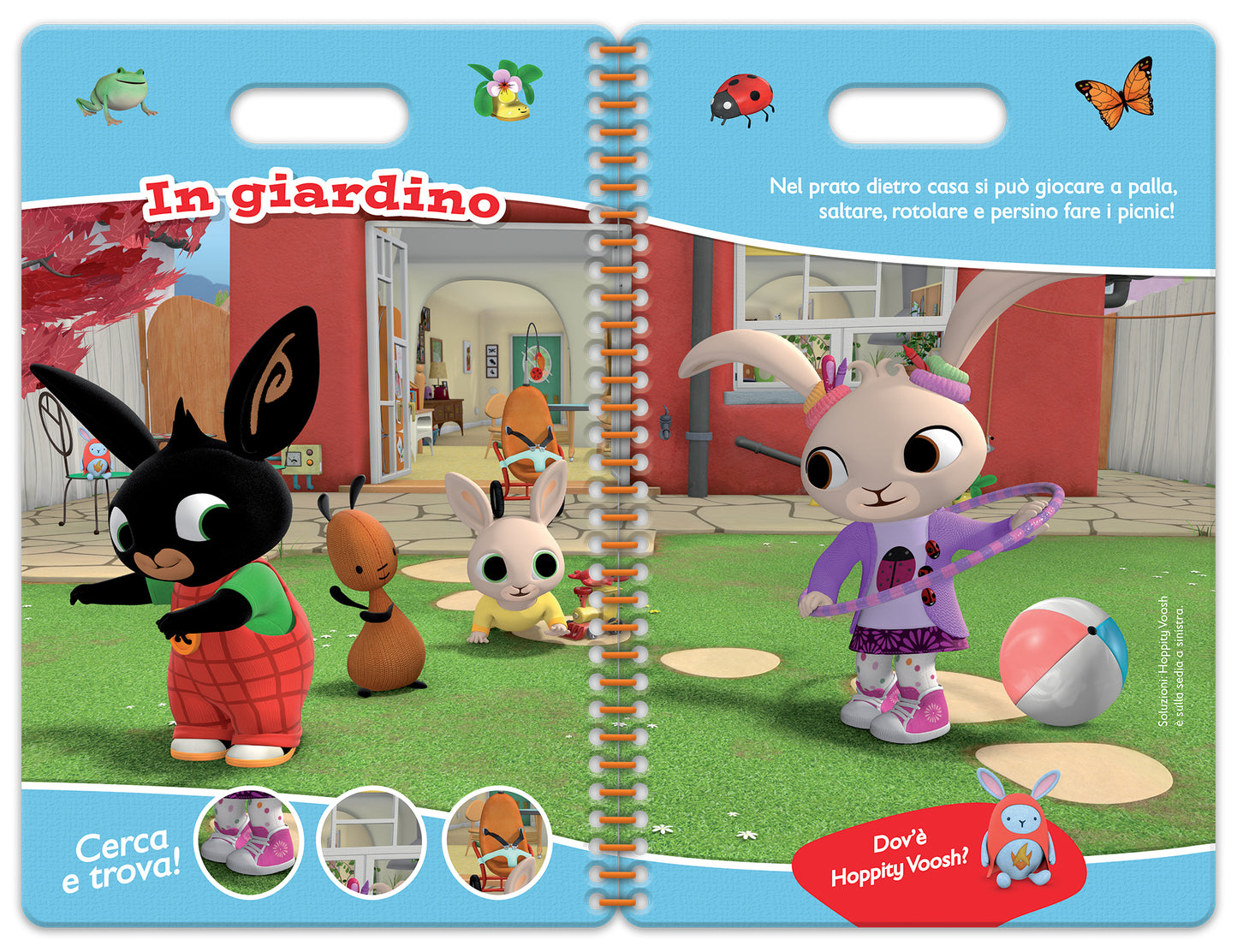 Bing. Puffy sticker. A casa di Bing!