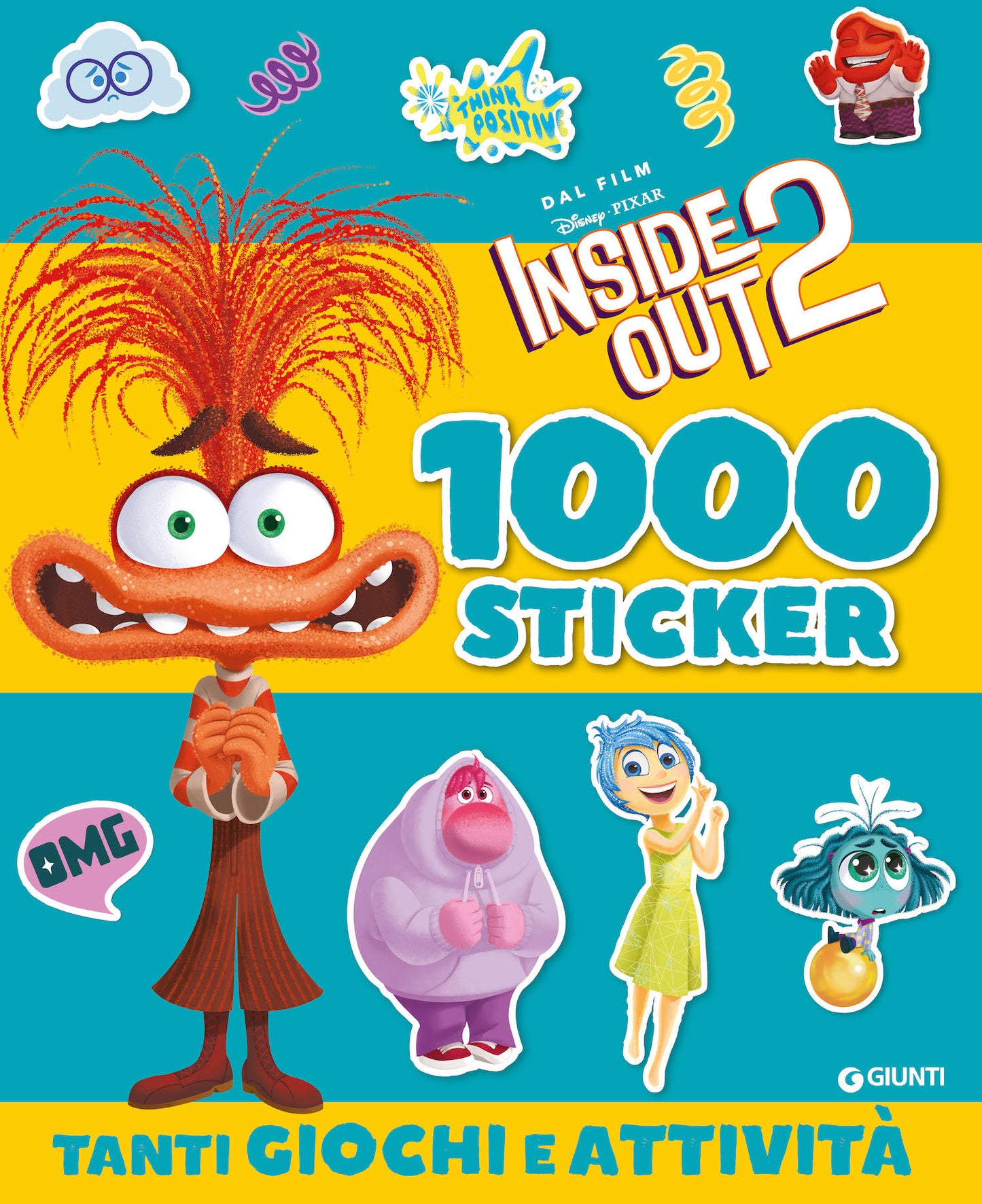 1000 Sticker Inside Out 2. Tanti giochi e attività