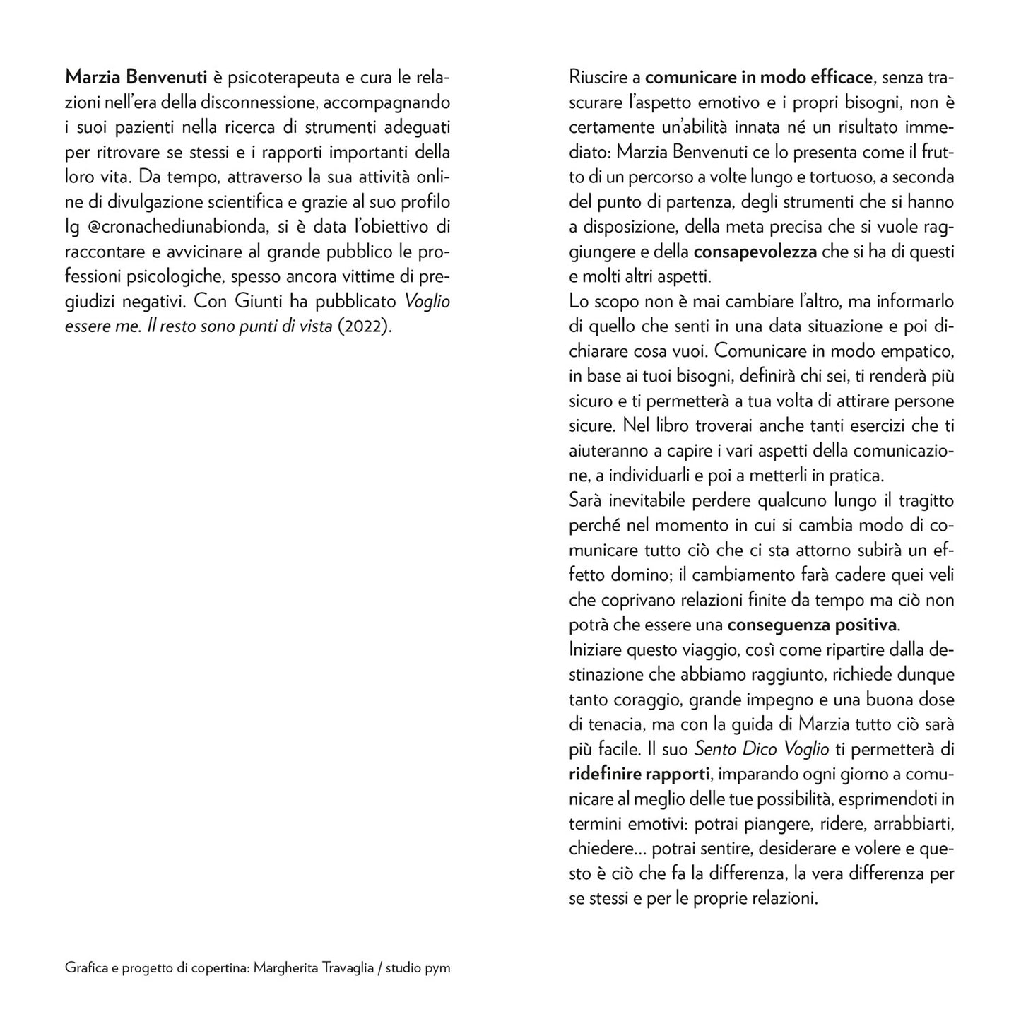 Sento dico voglio. Parole consapevoli per le tue relazioni