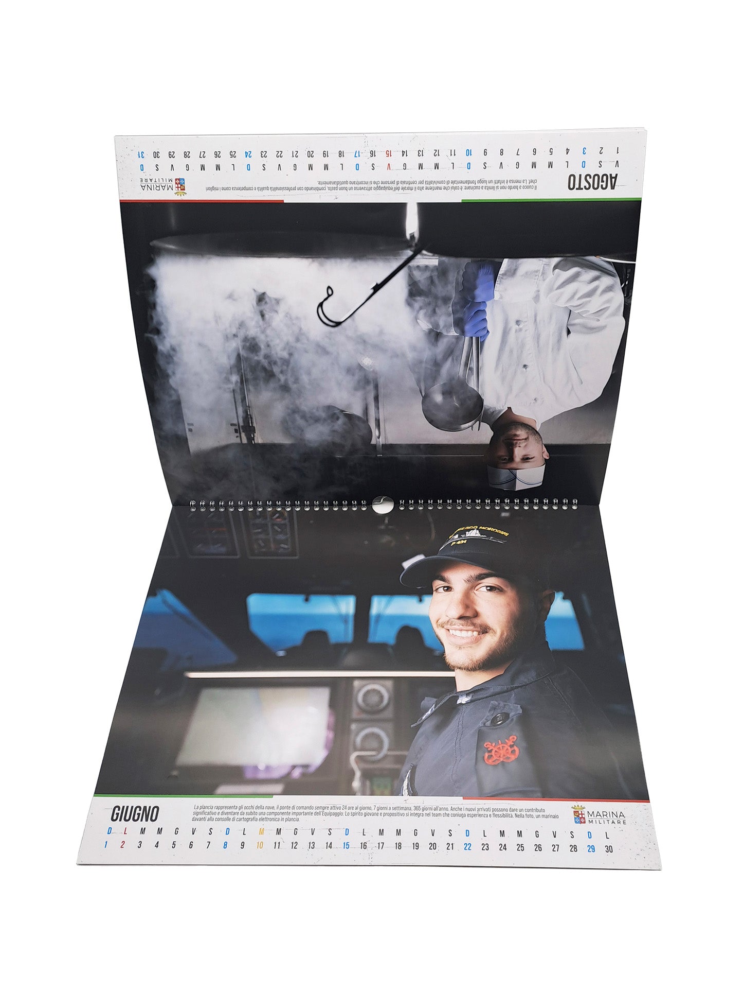 Calendario Marina Militare 2025 - da parete. Volti e sorrisi