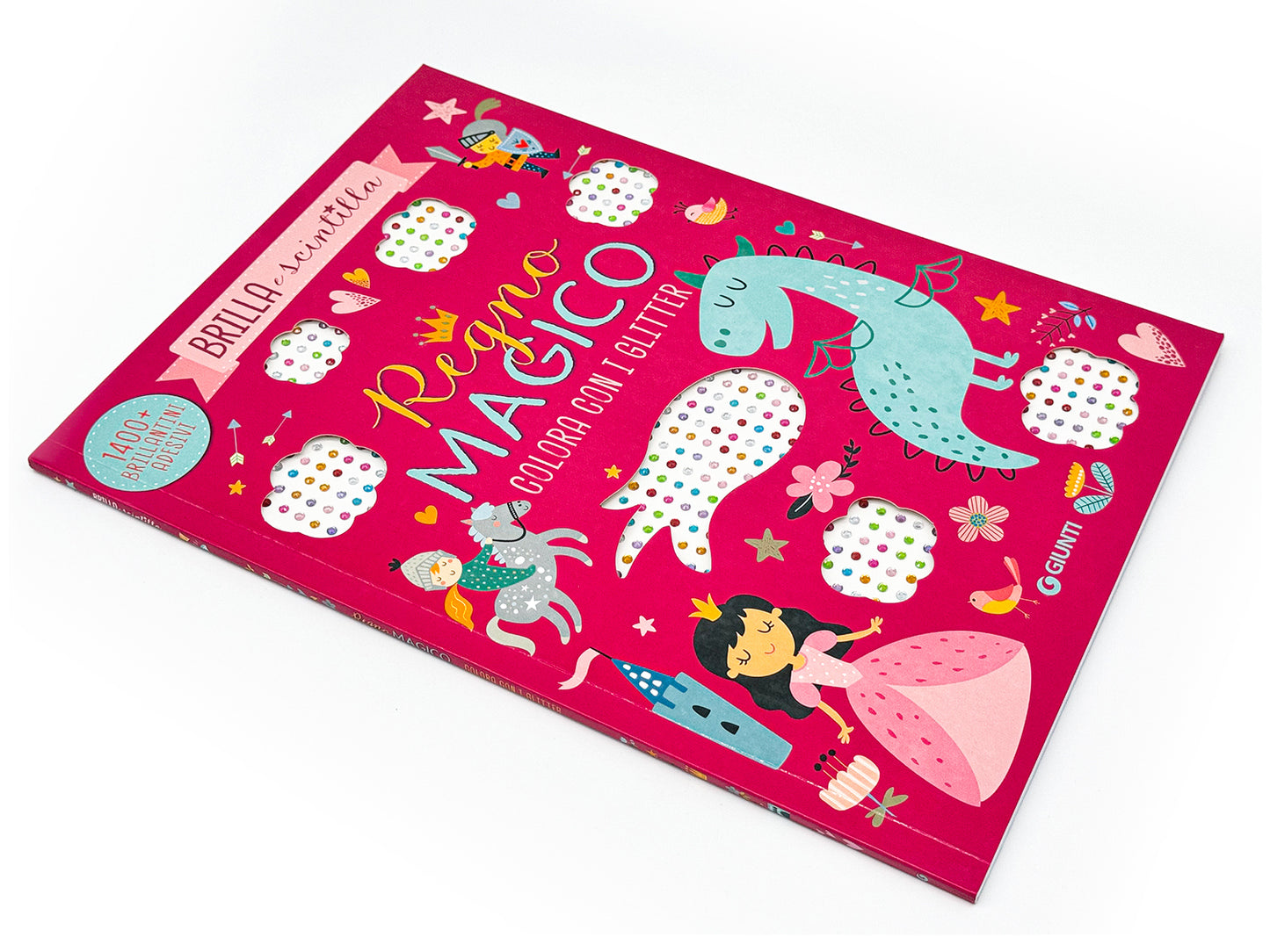Regno magico. Colora con i glitter