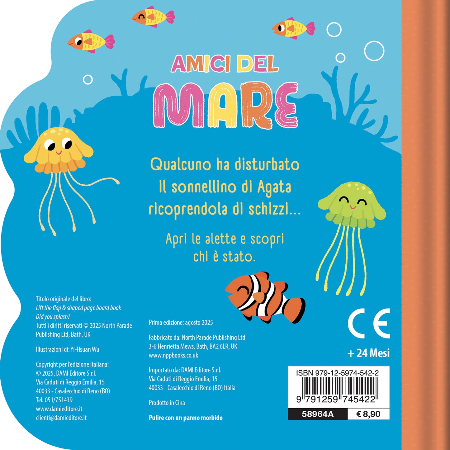 Amici del mare. con tante alette alza e scopri