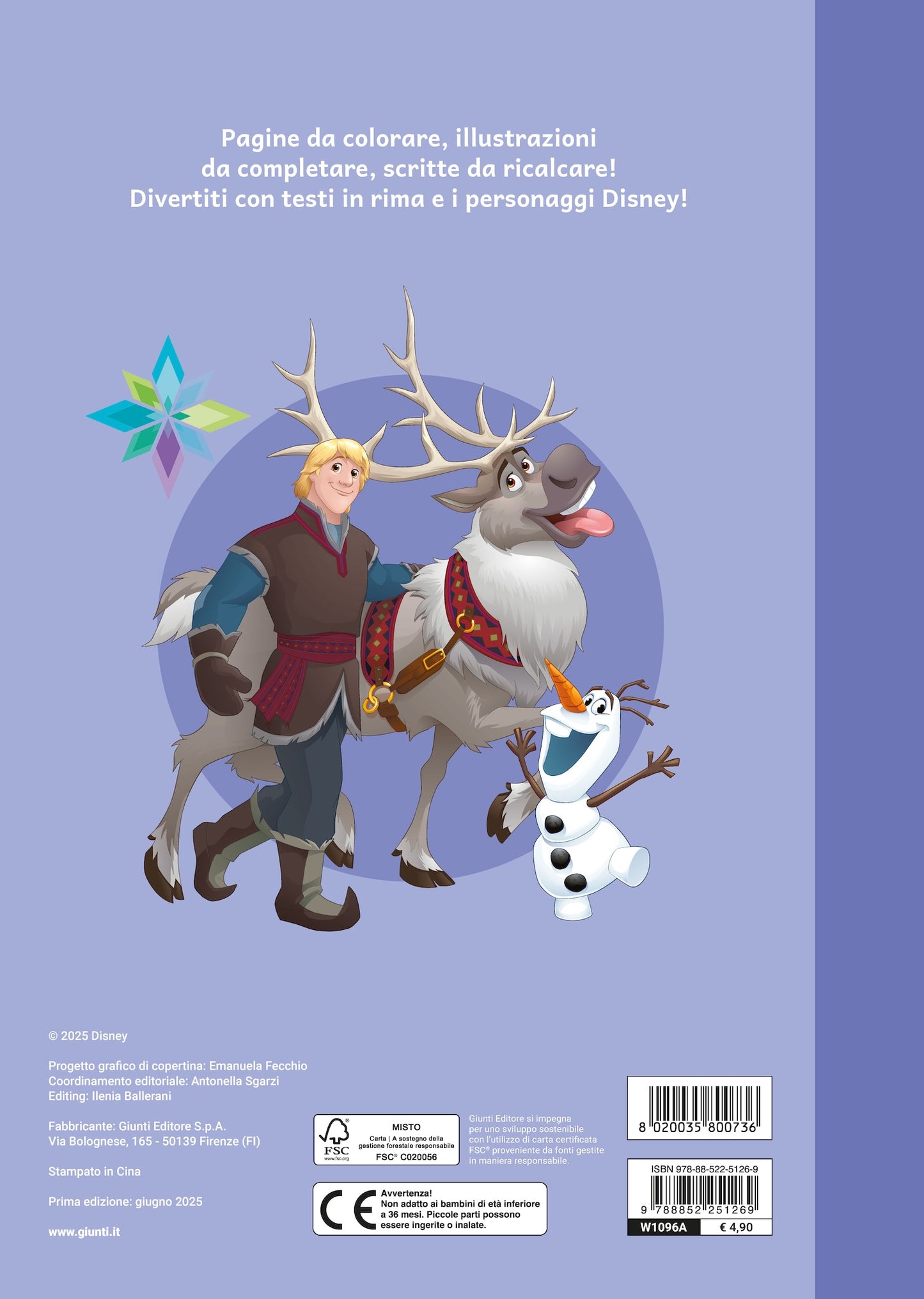 Elsa e Anna Disegna&colora Disney Frozen