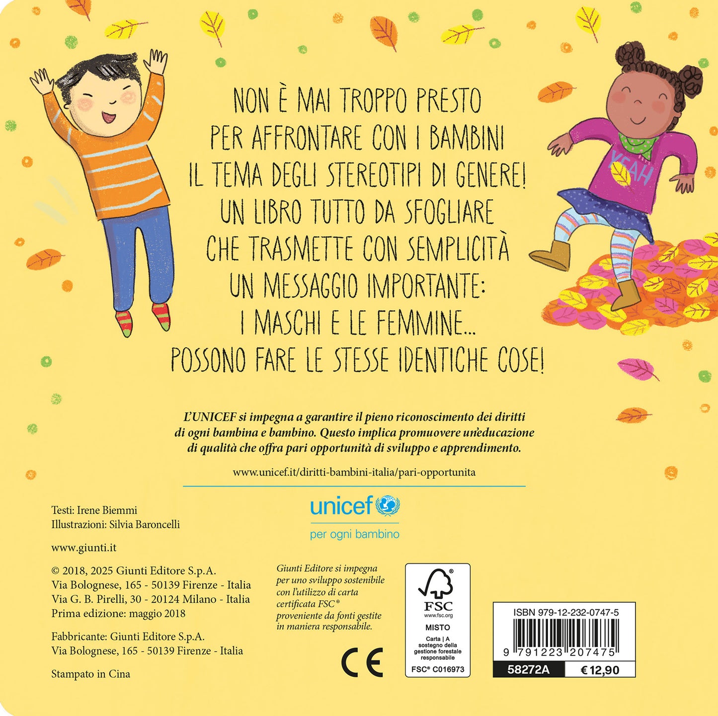 Cosa fanno le bambine? Cosa fanno i bambini?
