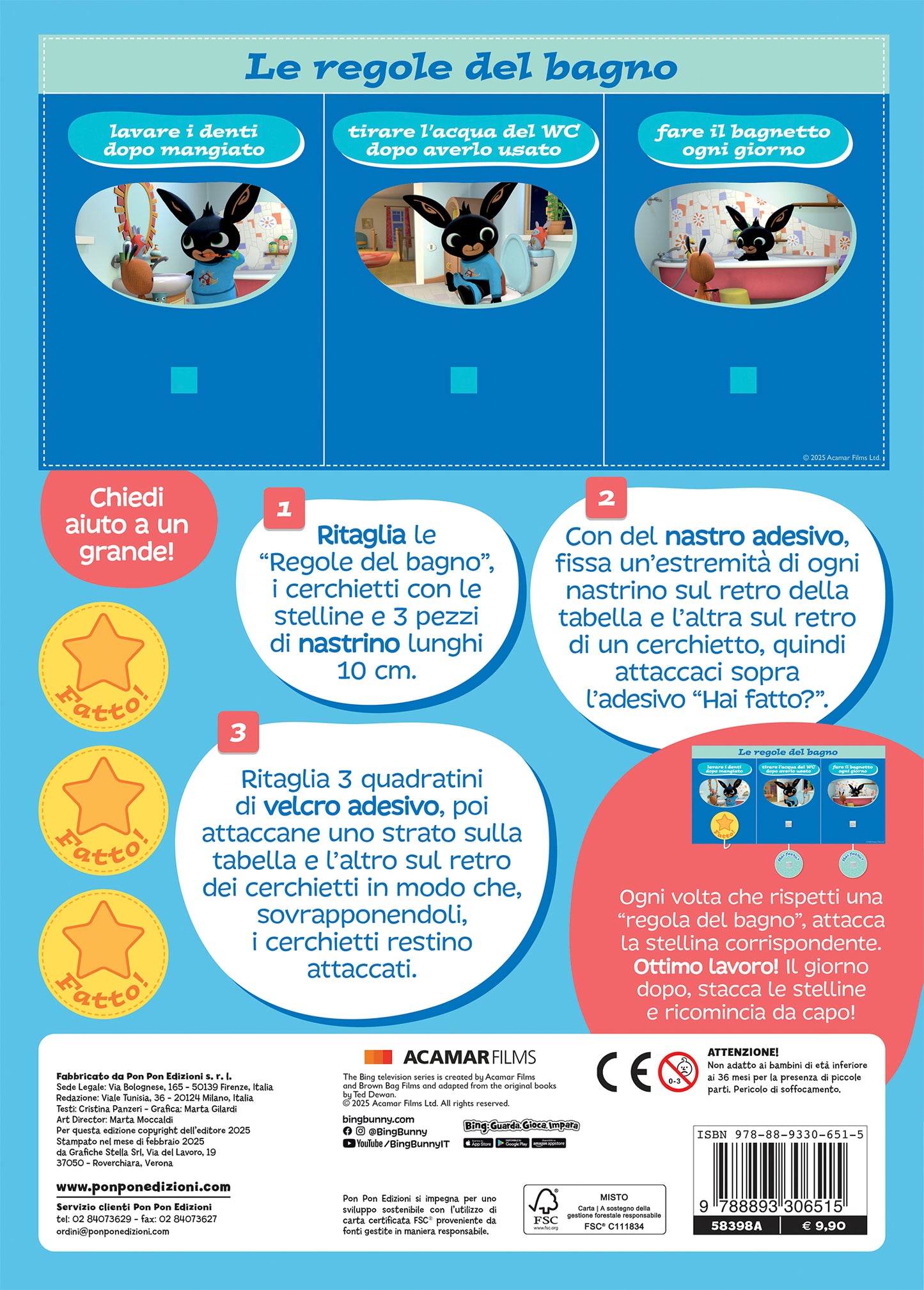 Bing. Activity con gadget. Facciamo il bagnetto! + Set bagnetto