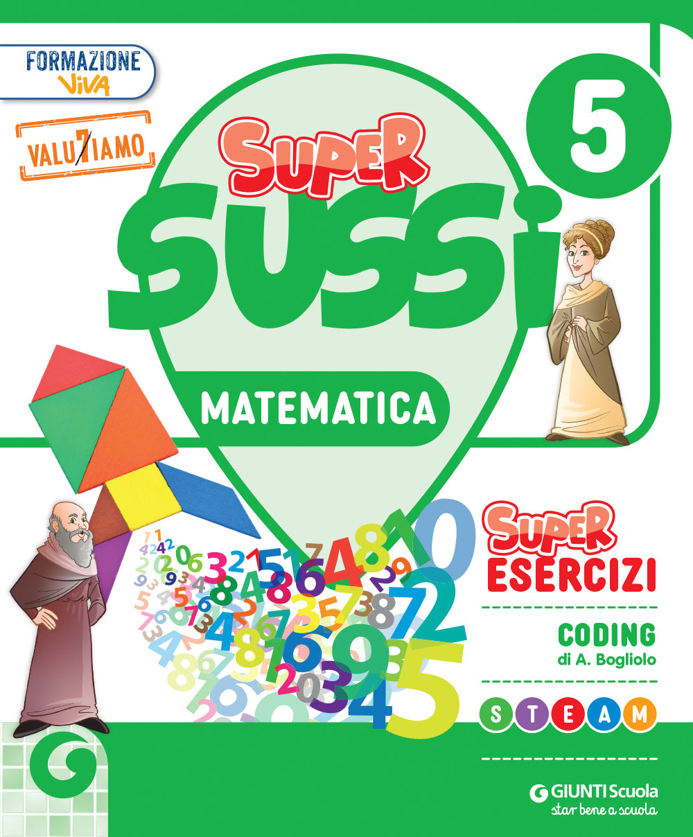 SUPERSUSSI - cl 5 Matematica. Sussidiario delle discipline