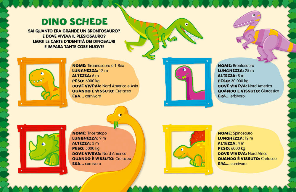 Superalbum dei Dinosauri (con stickers e sagome)