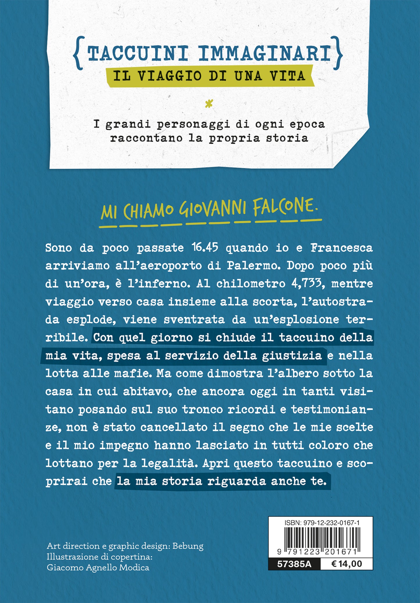 Volevo fare Zorro. Il taccuino immaginario di Giovanni Falcone