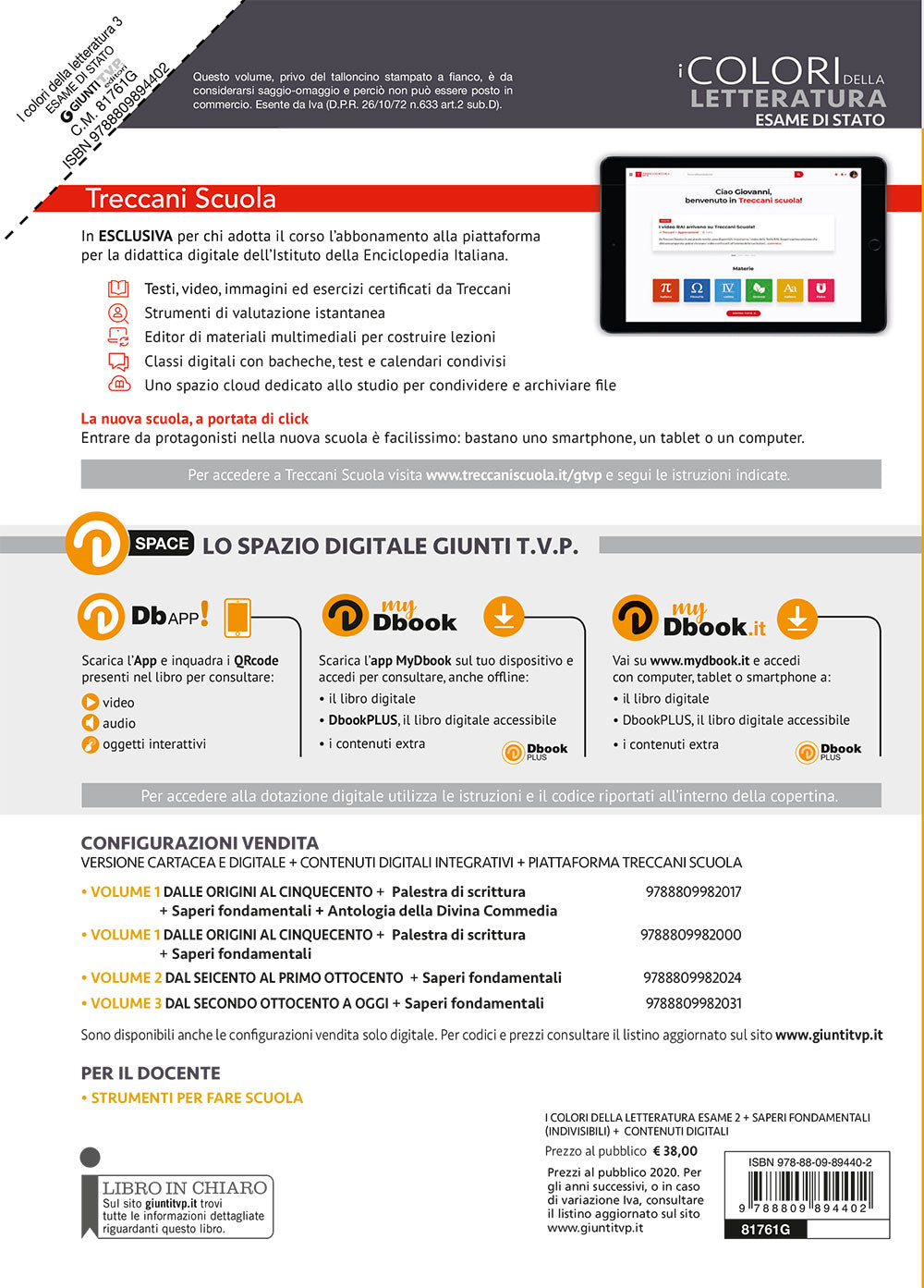 I Colori della Letteratura ed Esame 3 + Saperi fondamentali Confezione Vendita
