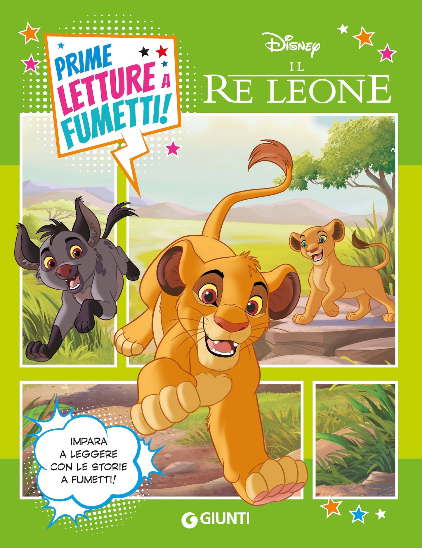 Re Leone Prime letture a fumetti!. Impara a leggere con le storie a fumetti!