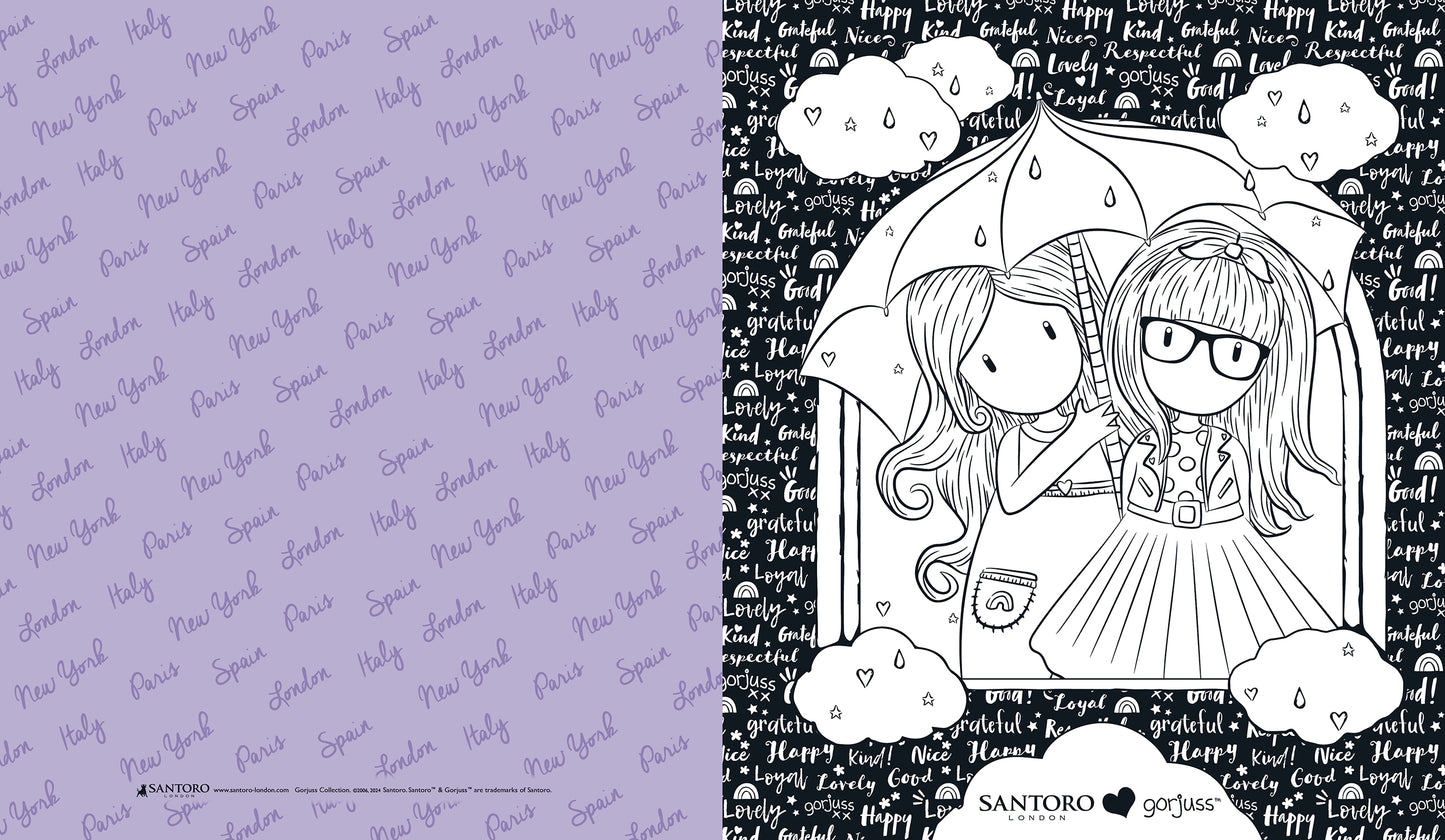 Gorjuss. Doodle Book + penne glitter