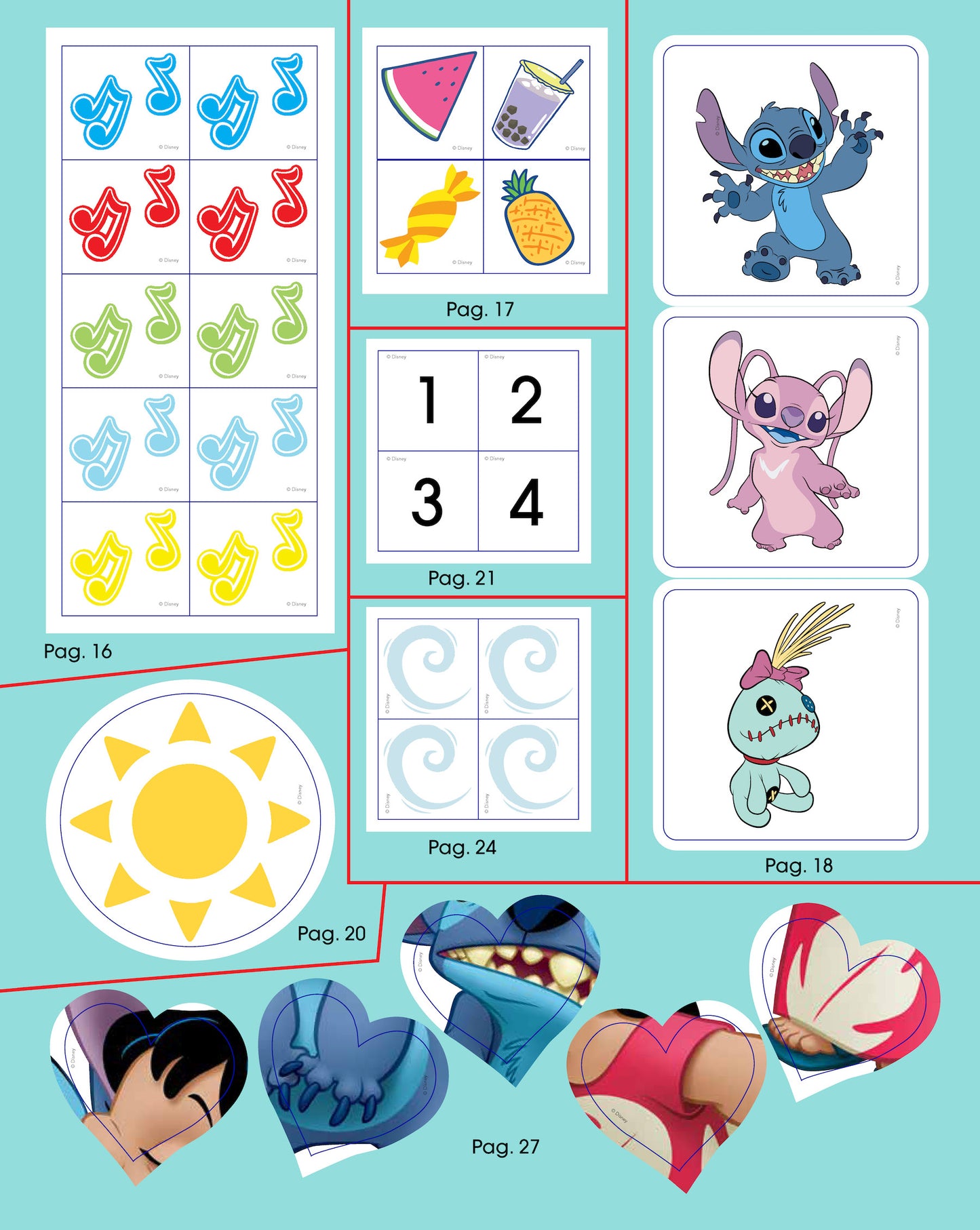 Stitch 1000 Sticker. Tanti giochi e attività