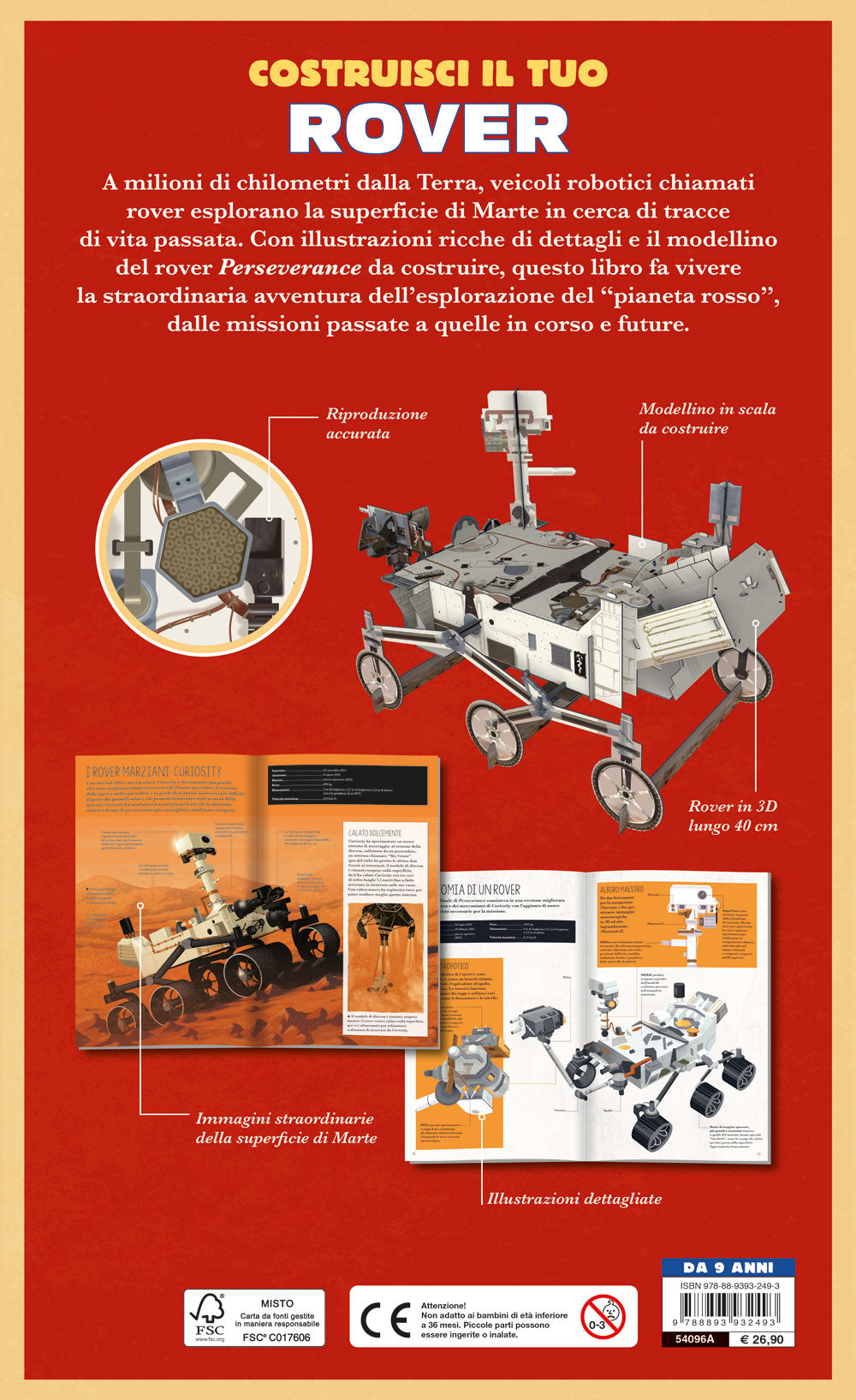 Costruisci il tuo rover. Alla scoperta di Marte - Libro + modellino con 46 pezzi