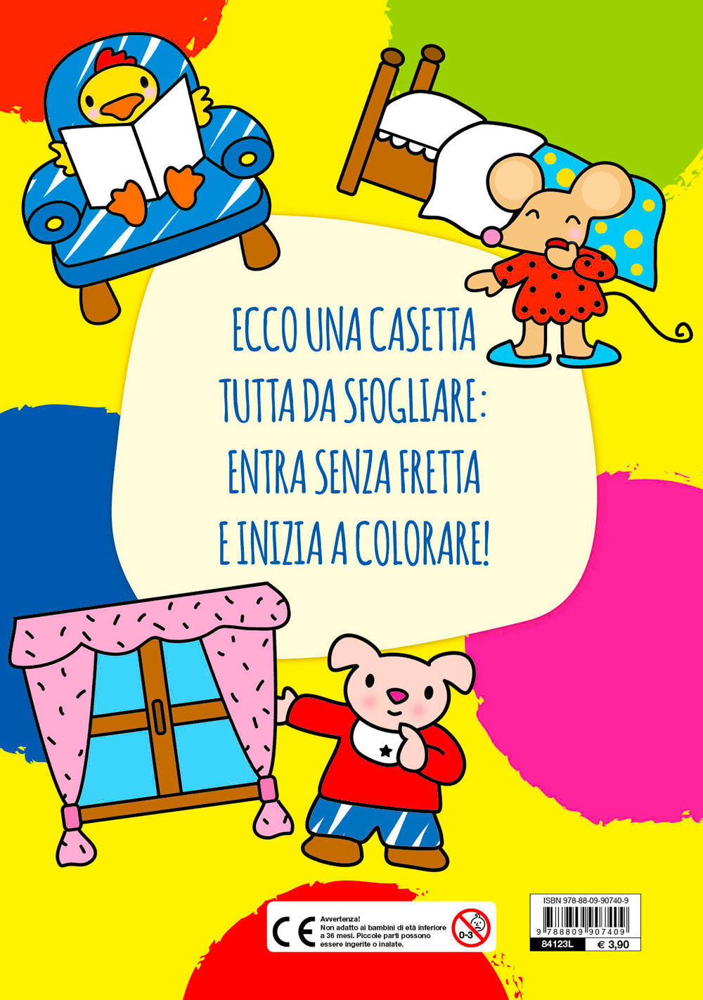 La mia casa  - Colora facile Zerosei