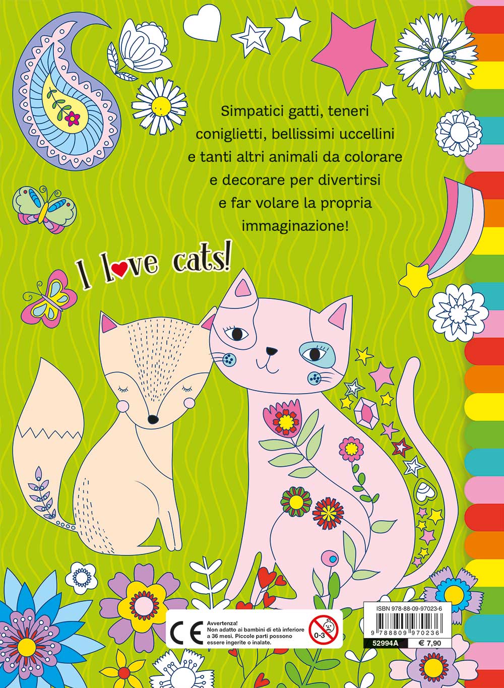 Gatti e altri animali. Coloring Book