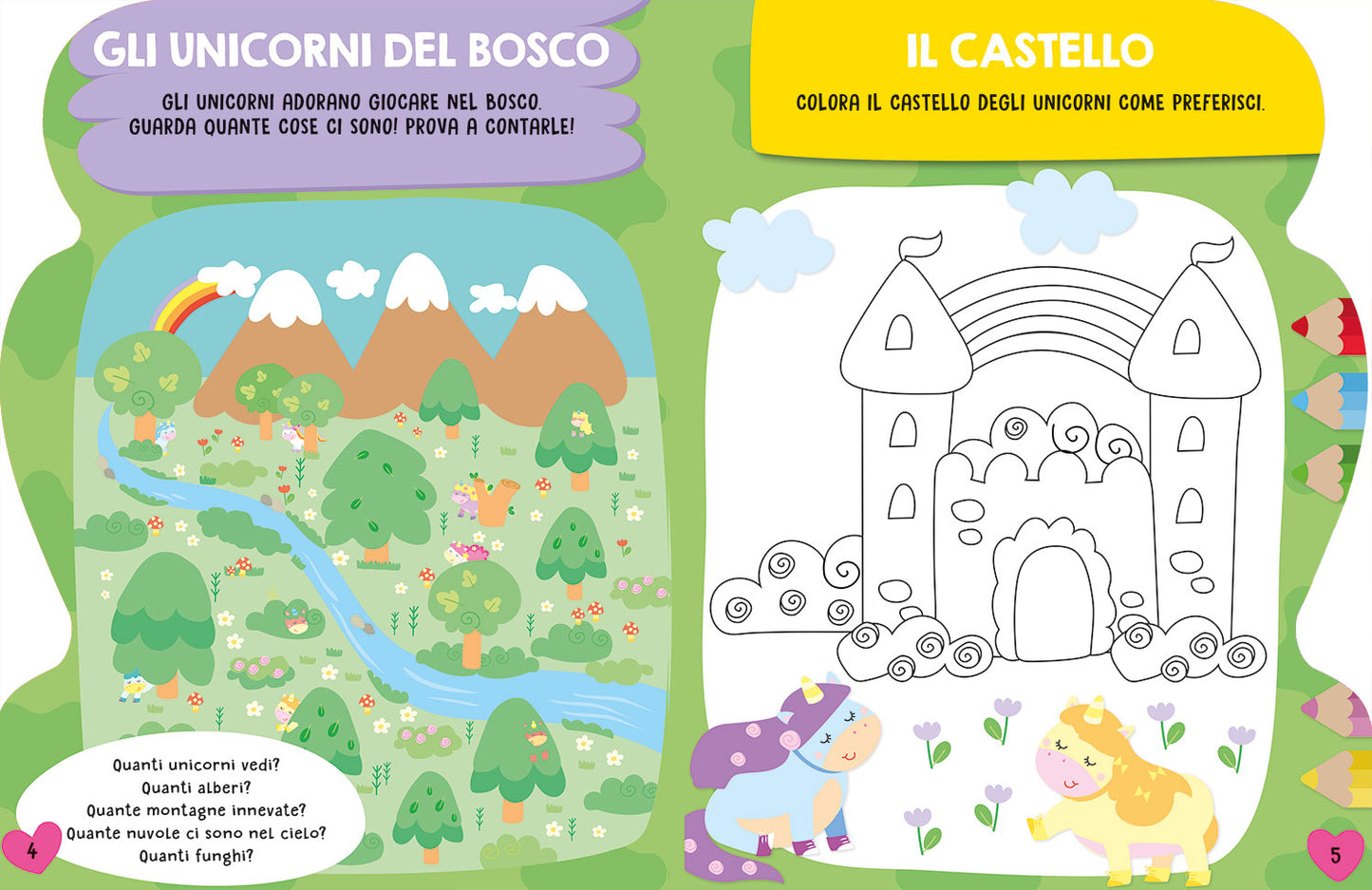 Unicorni. Gioca e colora