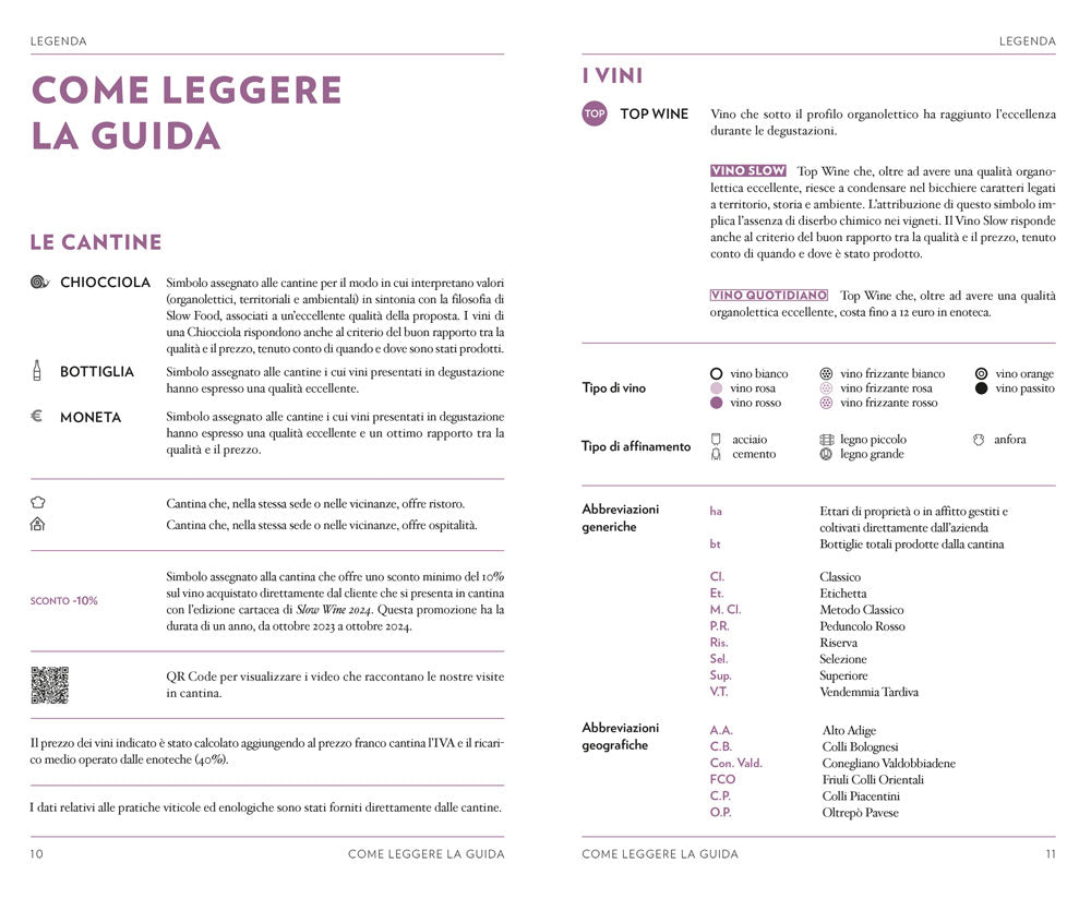 SLOW WINE. GUIDA 2024. VITE, VIGNE, VINI IN ITALIA