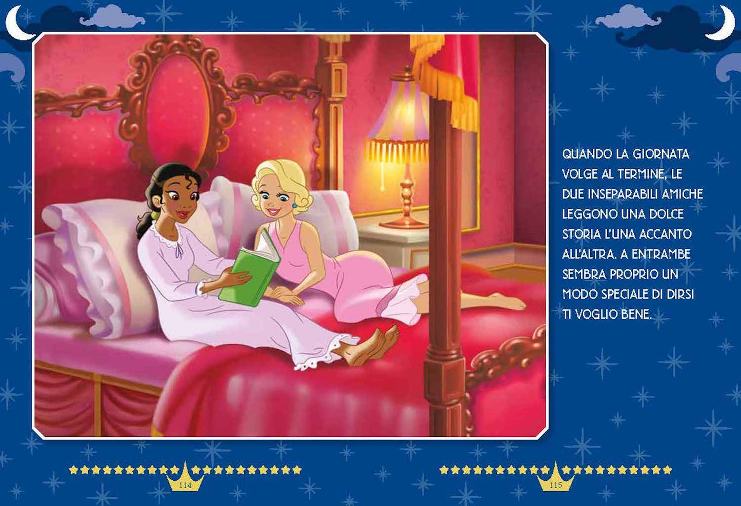 Sogni meravigliosi 5 minuti prima di dormire Disney Princess. In maiuscolo