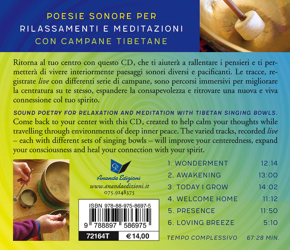 Poesie sonore - CD. Campane tibetane - Singing Bowls