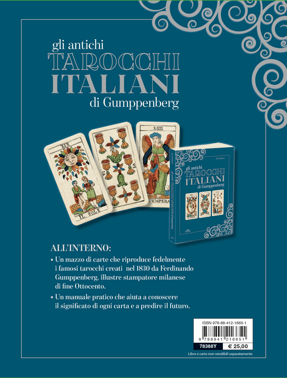Gli antichi tarocchi italiani di Gumppenberg. con un libro giuda e un prezioso mazzo di 78 carte