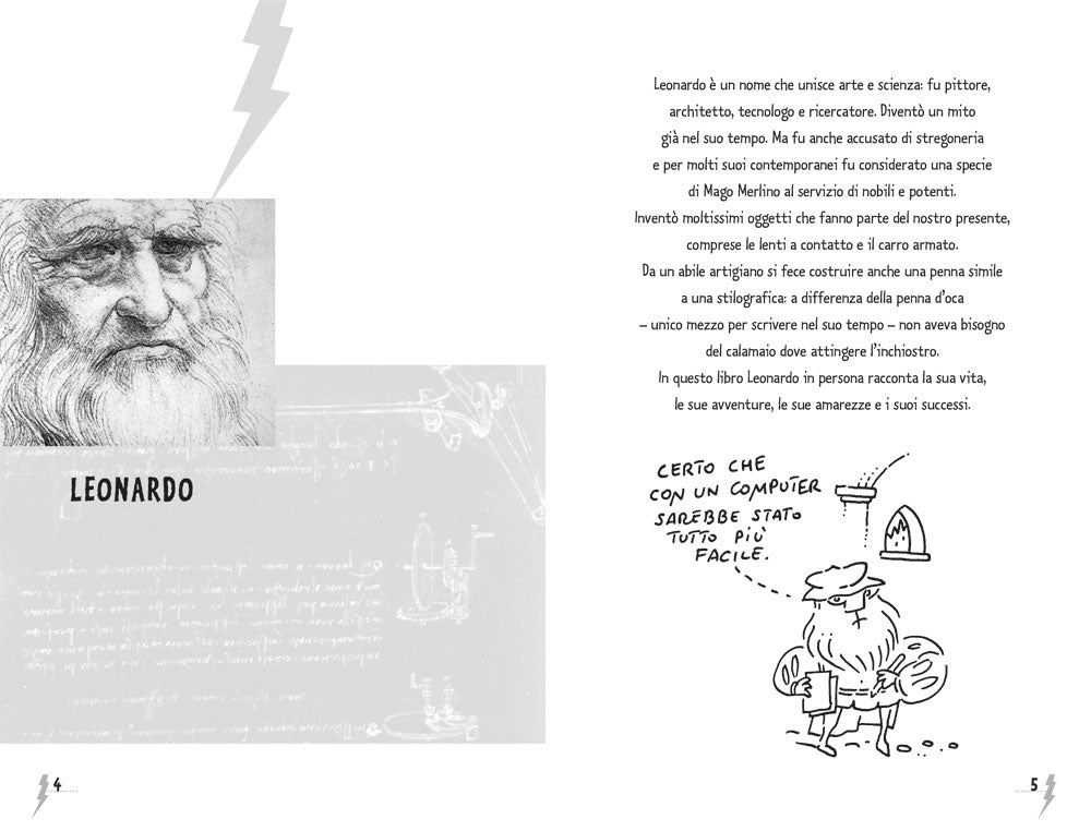 Leonardo e la penna che disegna il futuro