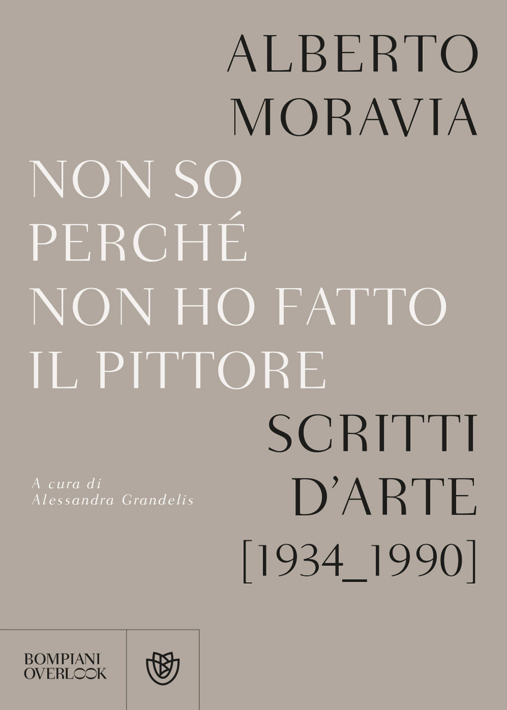 Non so perché non ho fatto il pittore. Scritti d'arte (1934-1990)