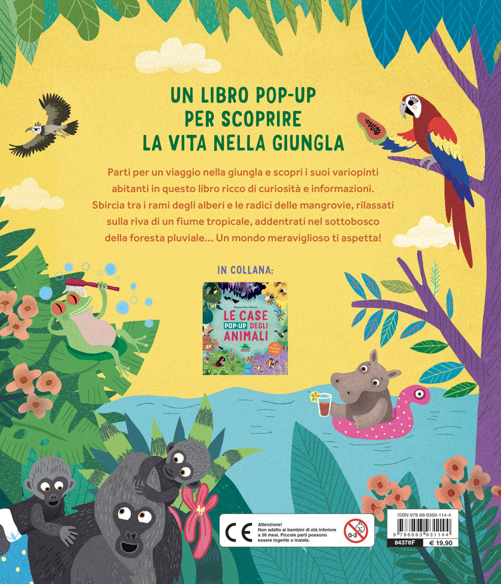 Animali pop-up della giungla. Con finestrelle e alette!